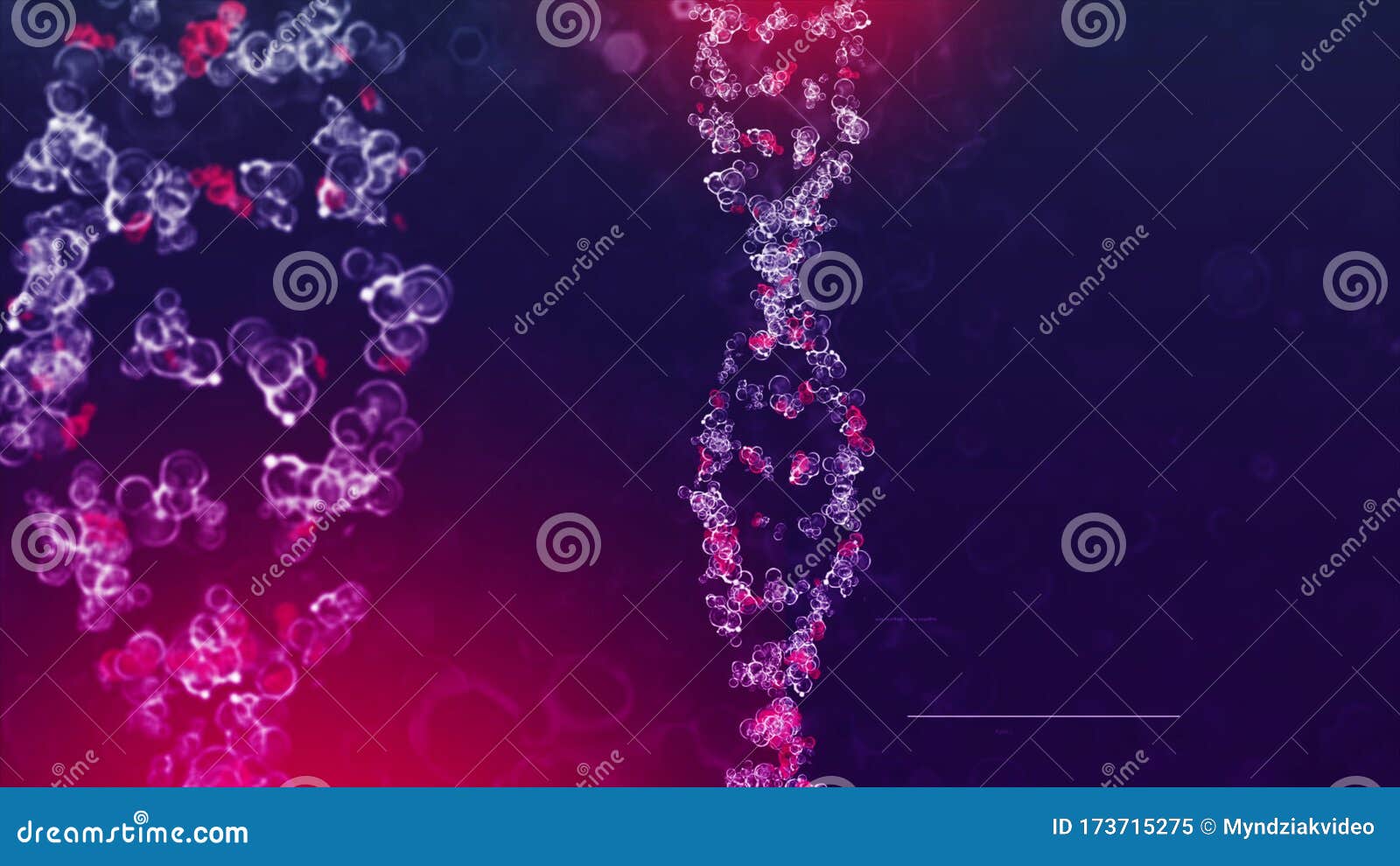 DNA Double Helix Autoimmune Disease Genetic Engineering for Scientific  Biotechno. Conceptual Animation 3D Render. Stock Illustration -  Illustration of graphics, medicine: 173715275