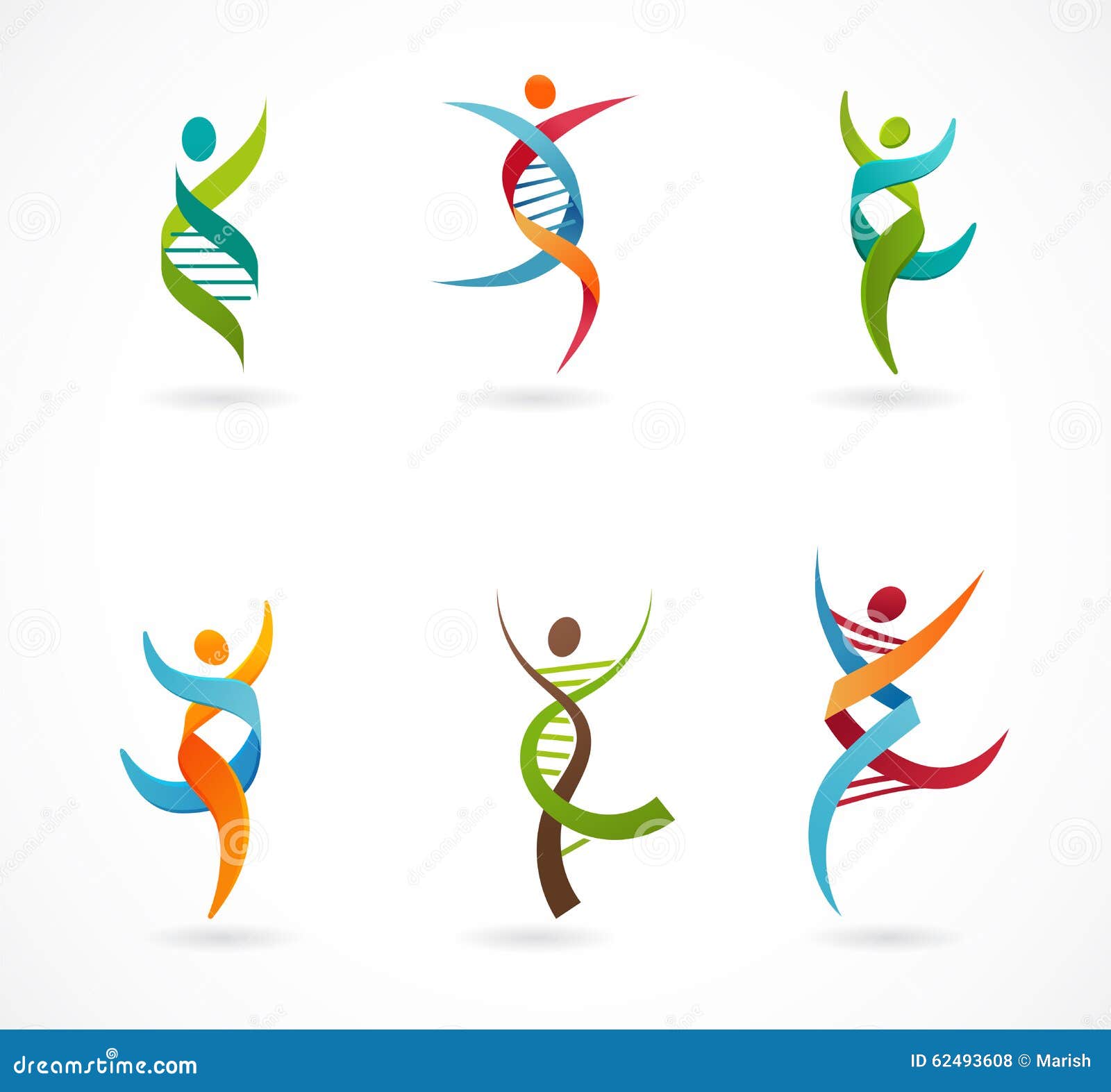 dna genetic symbol people man woman icon abstract 62493608