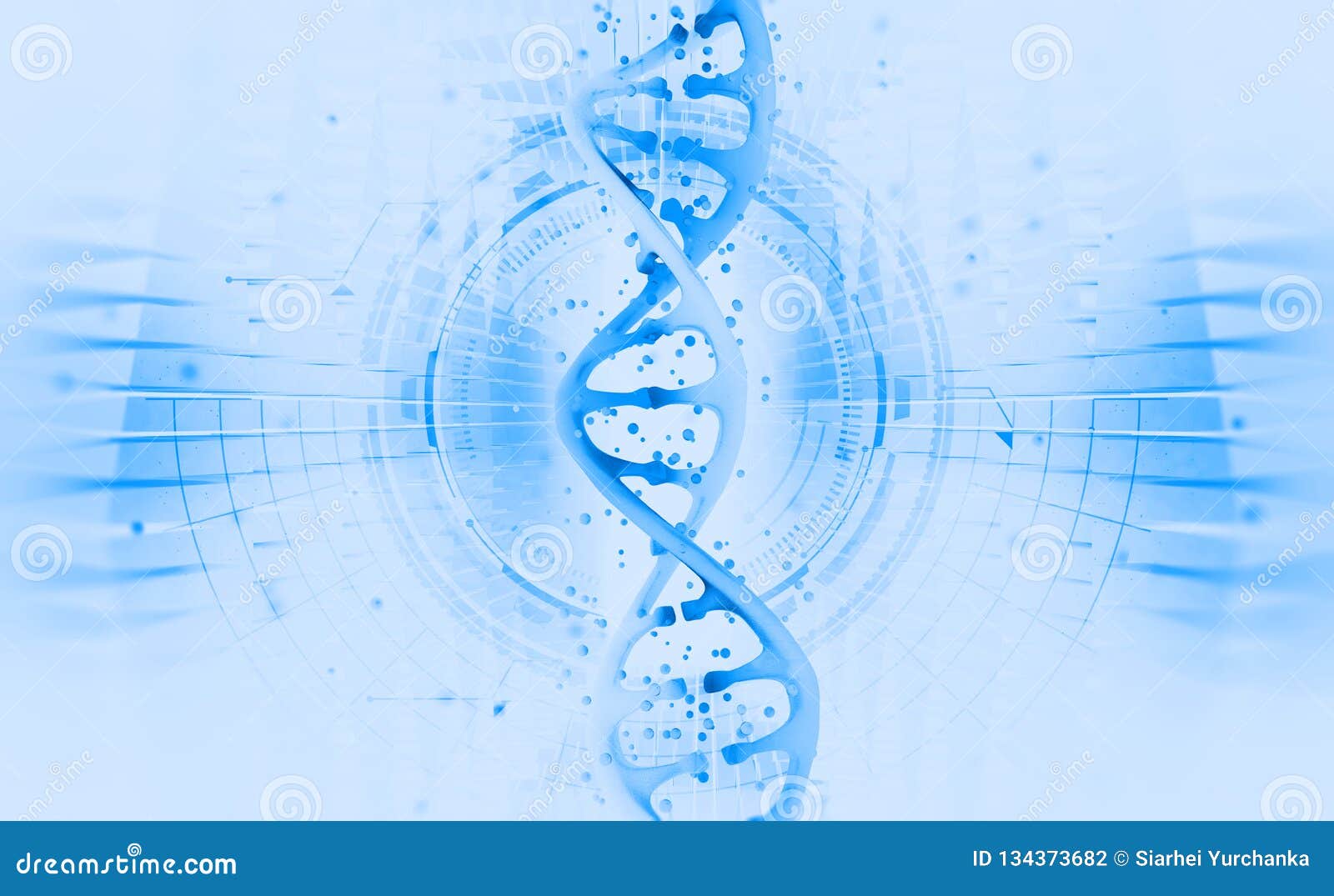 dna helix. hi tech technology in the field of genetic engineering. work on artificial intelligence