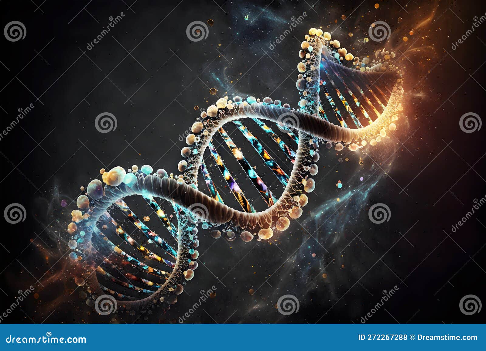 DNA Strand Image. Medicine and Health Concept. Genetic and Hereditary ...