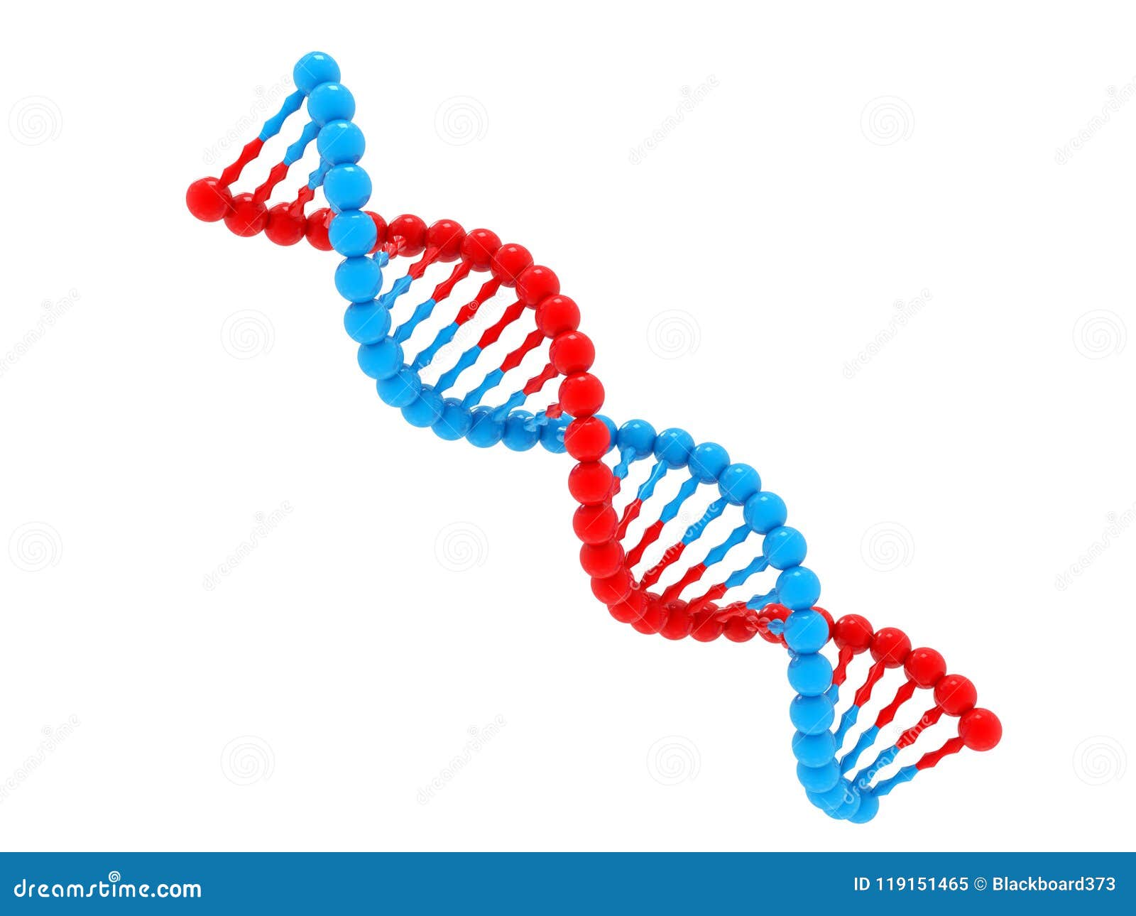 Concept Of Biochemistry With Dna Molecule Isolated In White Background 3d Rendering Stock Illustration Illustration Of Isolated Abstract