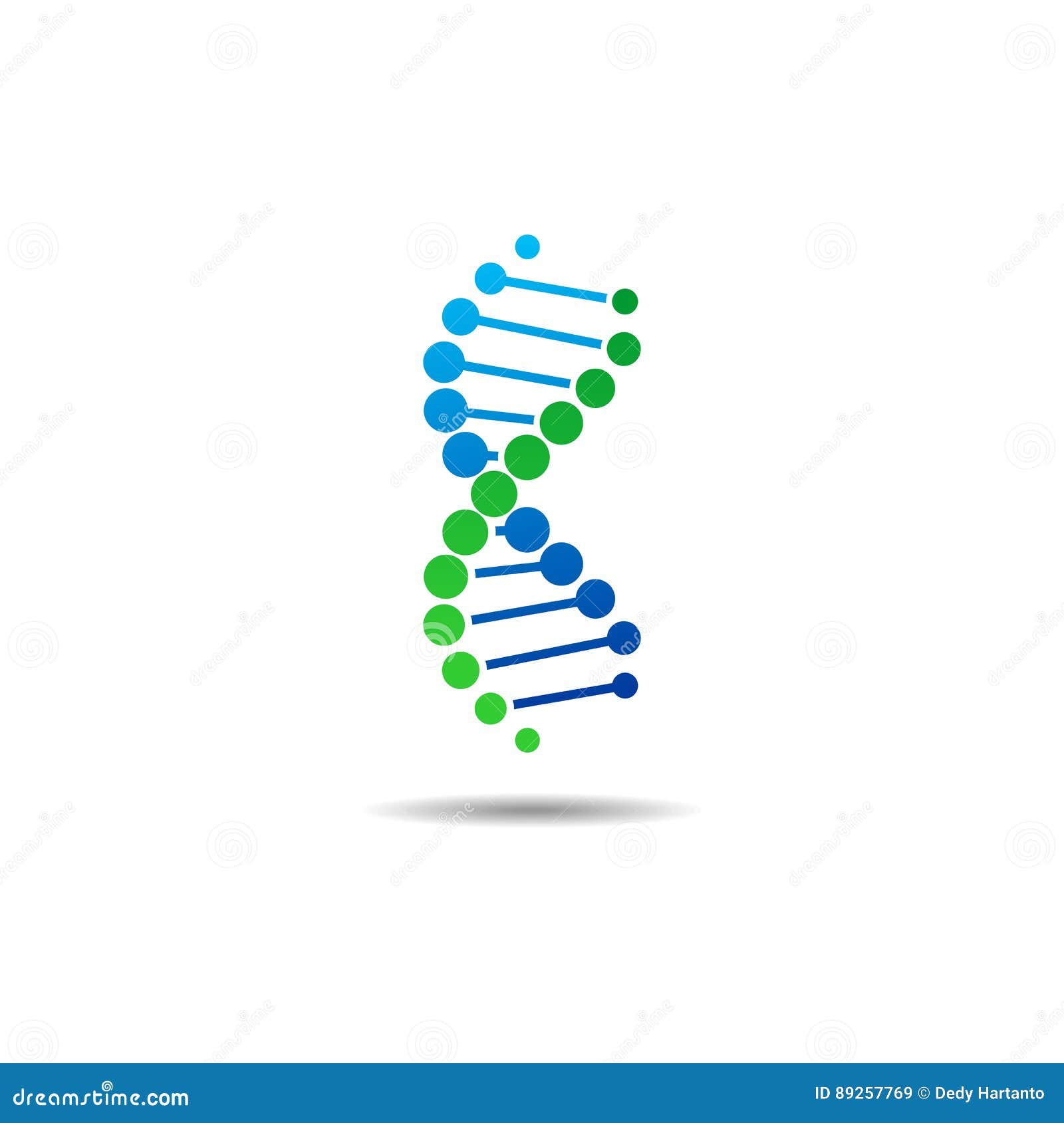 Dna Vector Logo Stock Vector Illustration Of Human Environment