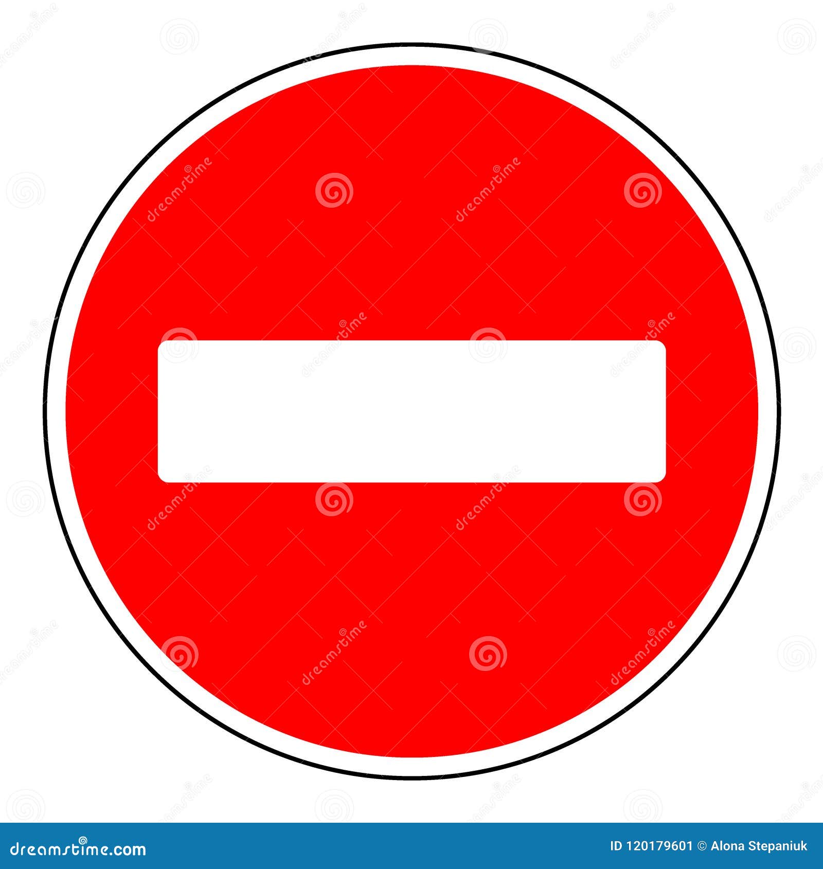 Do Not Enter Sign Stock Vector Illustration Of Restriction