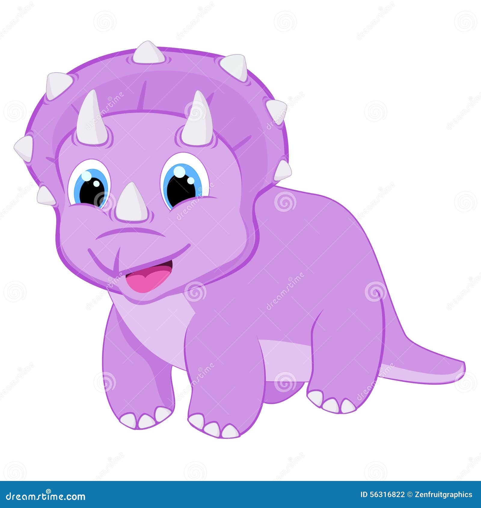 Hadrosaurus Personagem Desenho Animado Dinossauro Bonito Bebê