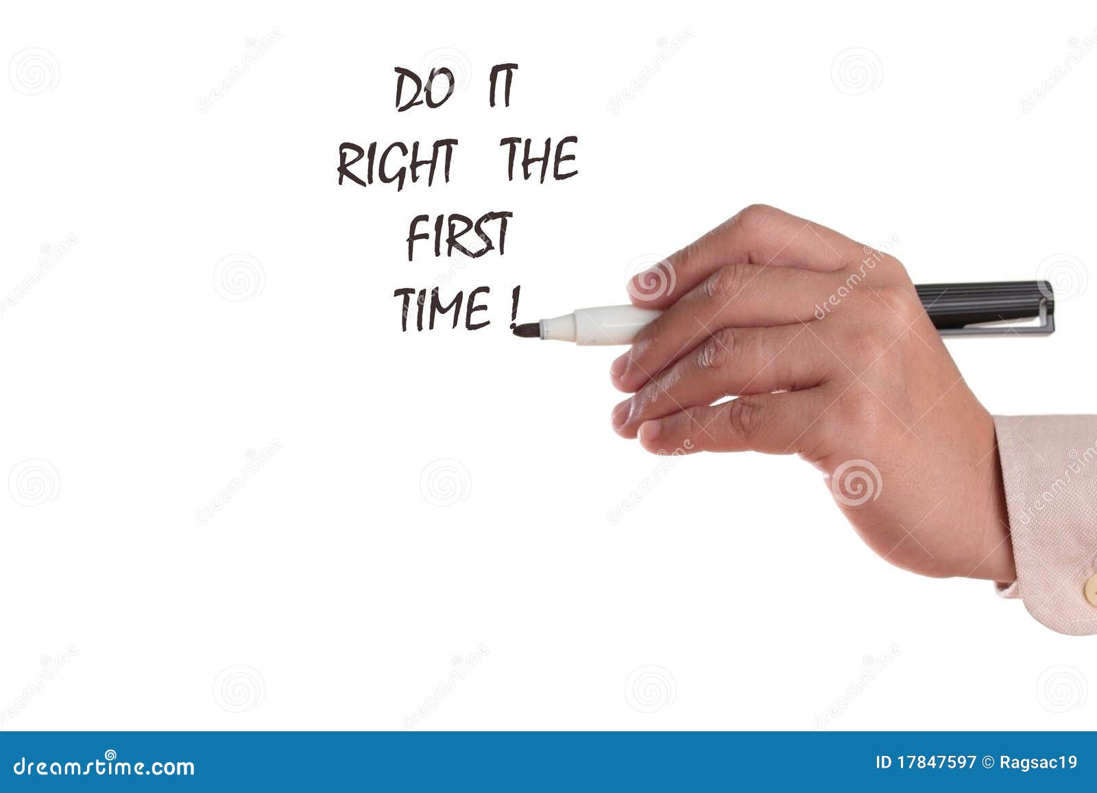 Do It Right The First Time Royalty Free Stock Photography  Image 