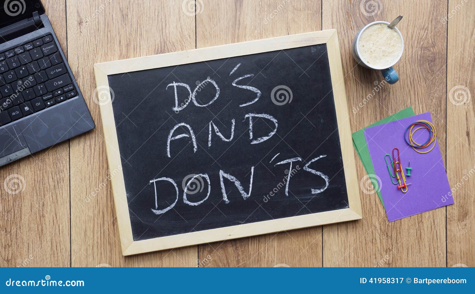 do's and don'ts written