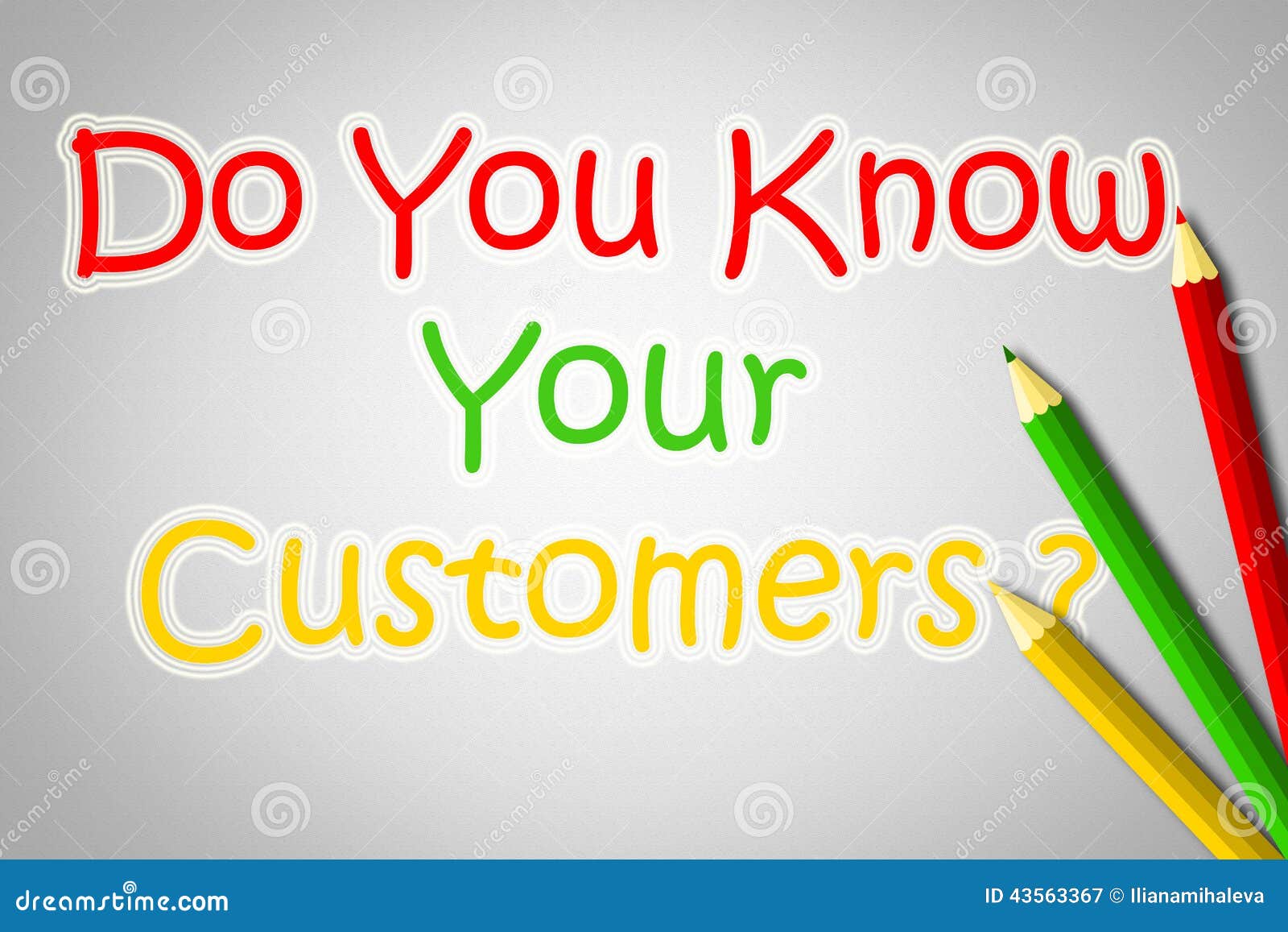 Do You Know Your Customers Concept Stock Illustration - Illustration of ...