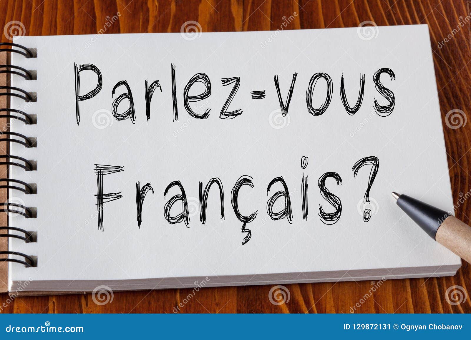 Do You Speak French stock image. Image of teaching, message - 129872131