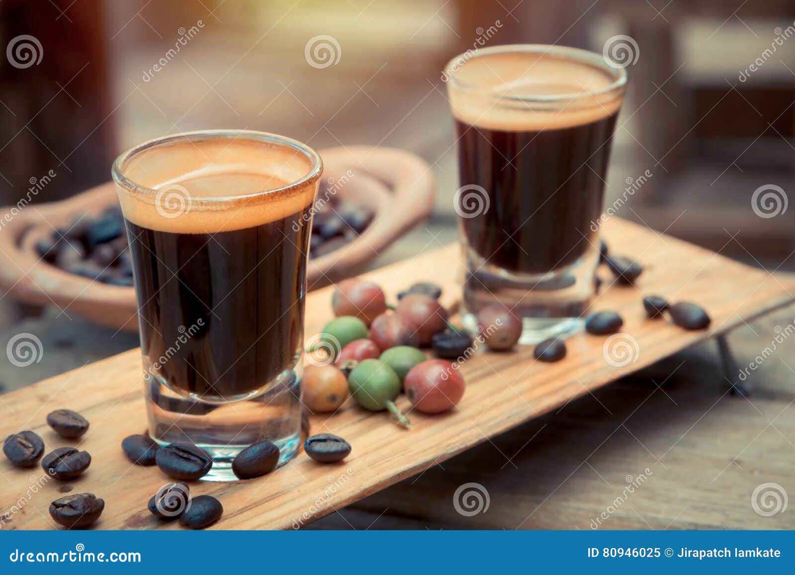 doble shot espresso coffee