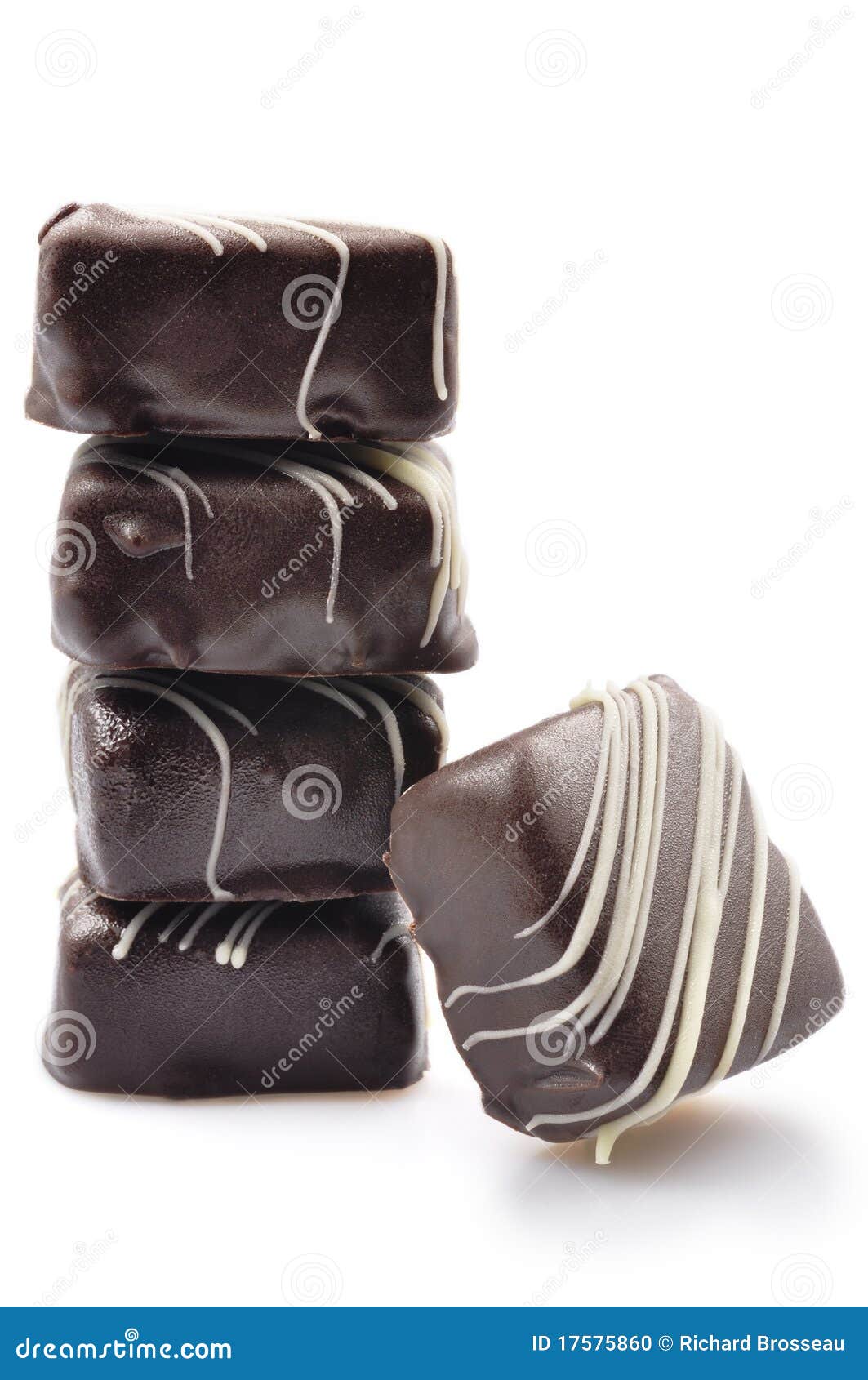 Doces De Chocolate Franceses Empilhados Foto de Stock Imagem de