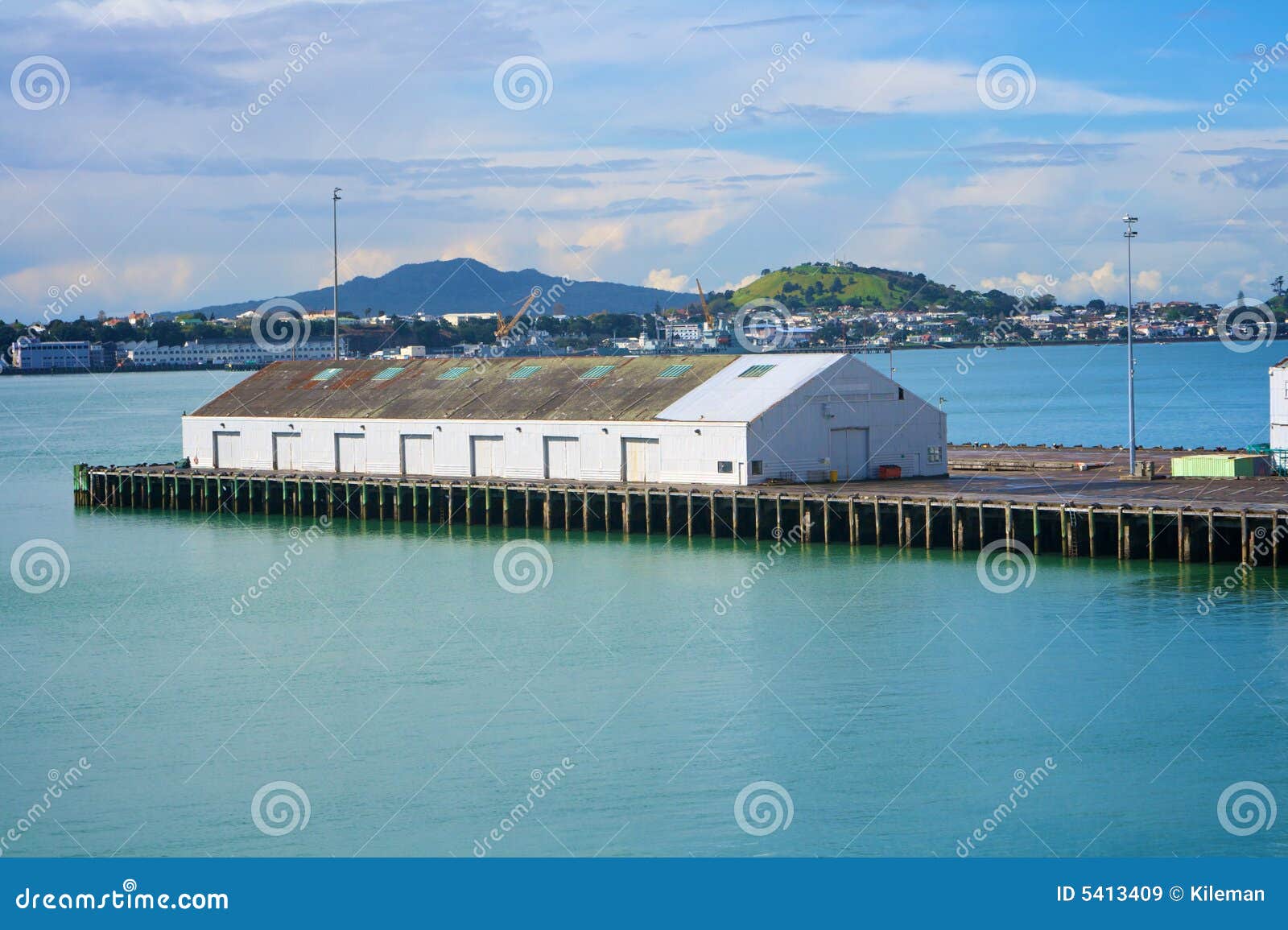 Dock warehouse stock image. Image of jetty, cargo, ocean 5413409