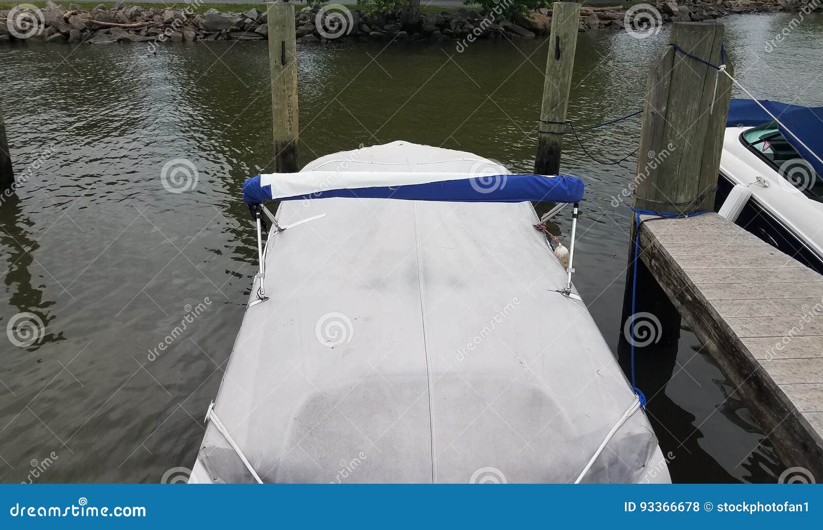 Dry Docked Boat Stock Photo 2051352