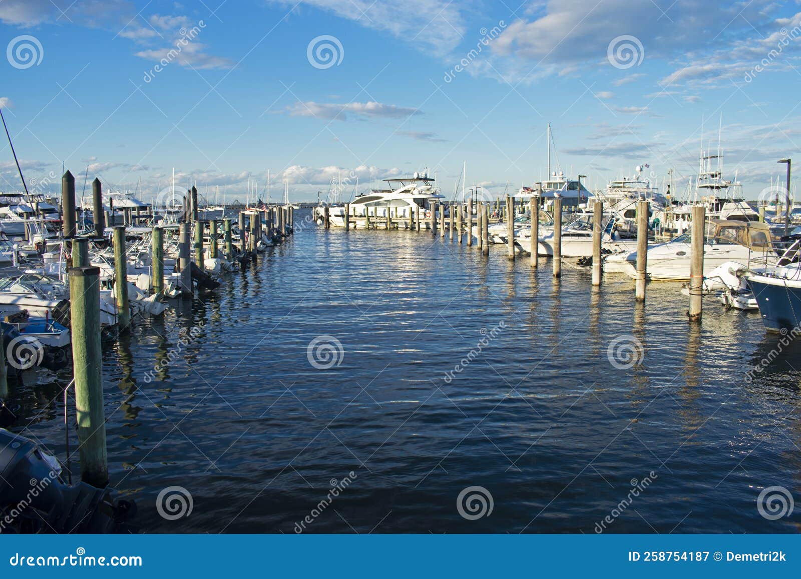 Docks at Atlantic Highlands Municipal Harbor 14 Stock Image Image of