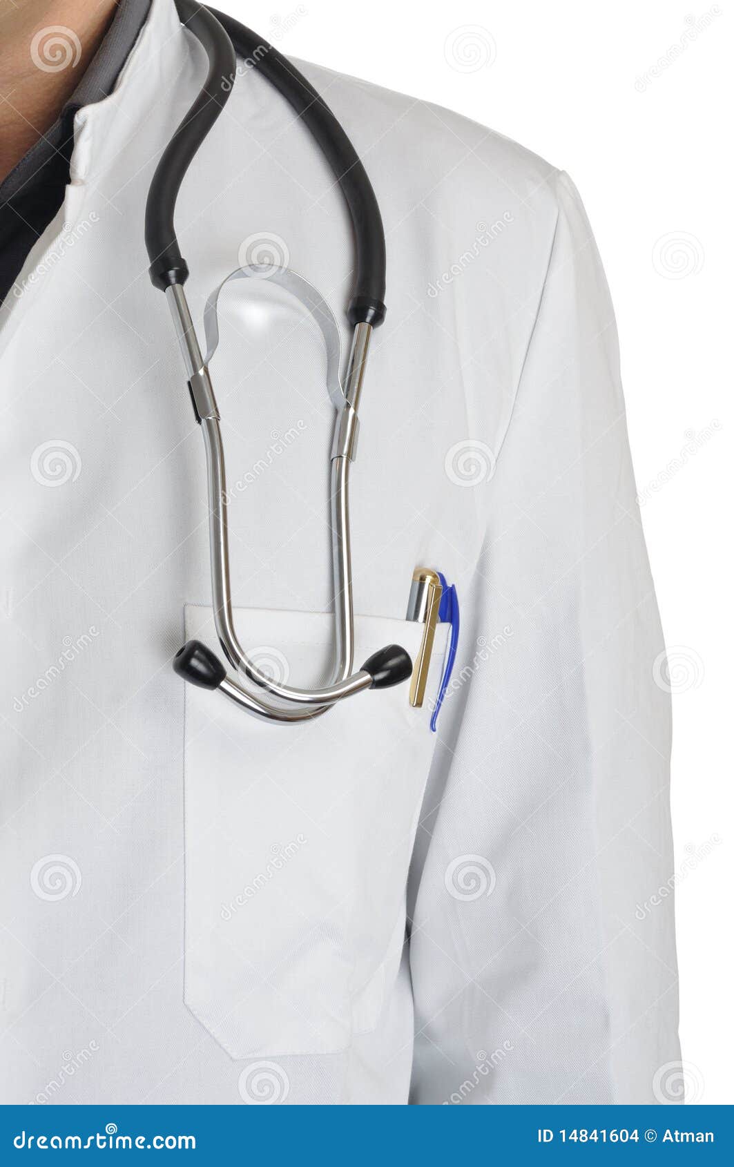 Doctor stock photo. Image of medicine, pocket, apron - 14841604