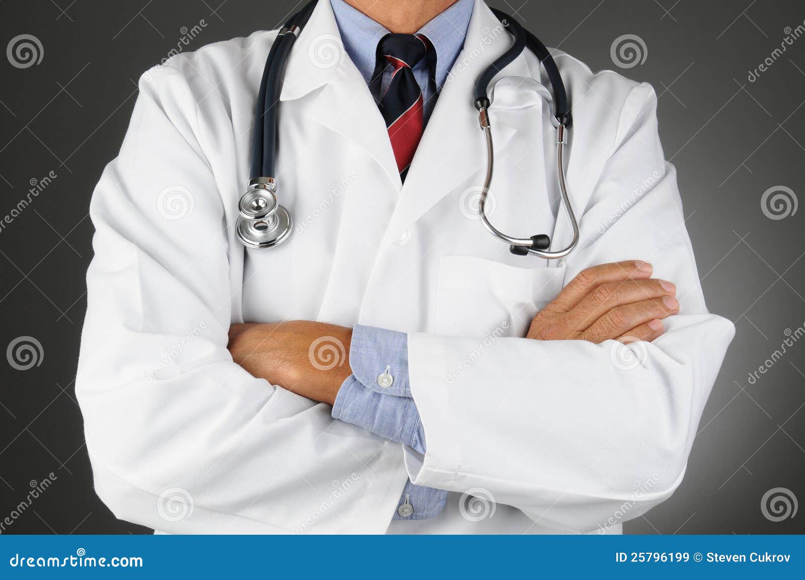 Doctor With Arms Folded stock image. Image of health 25796199