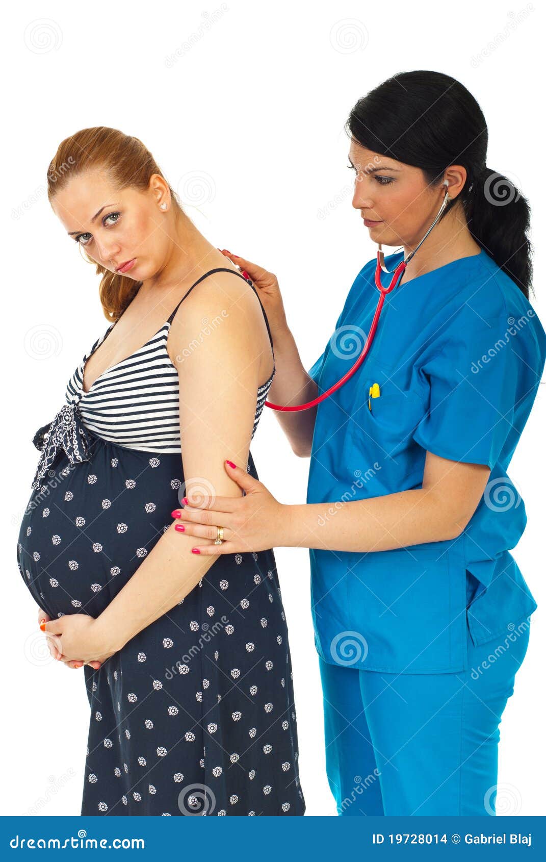 Doctor Checkup Pregnant Woman Stock Photo Image of health, healthcare