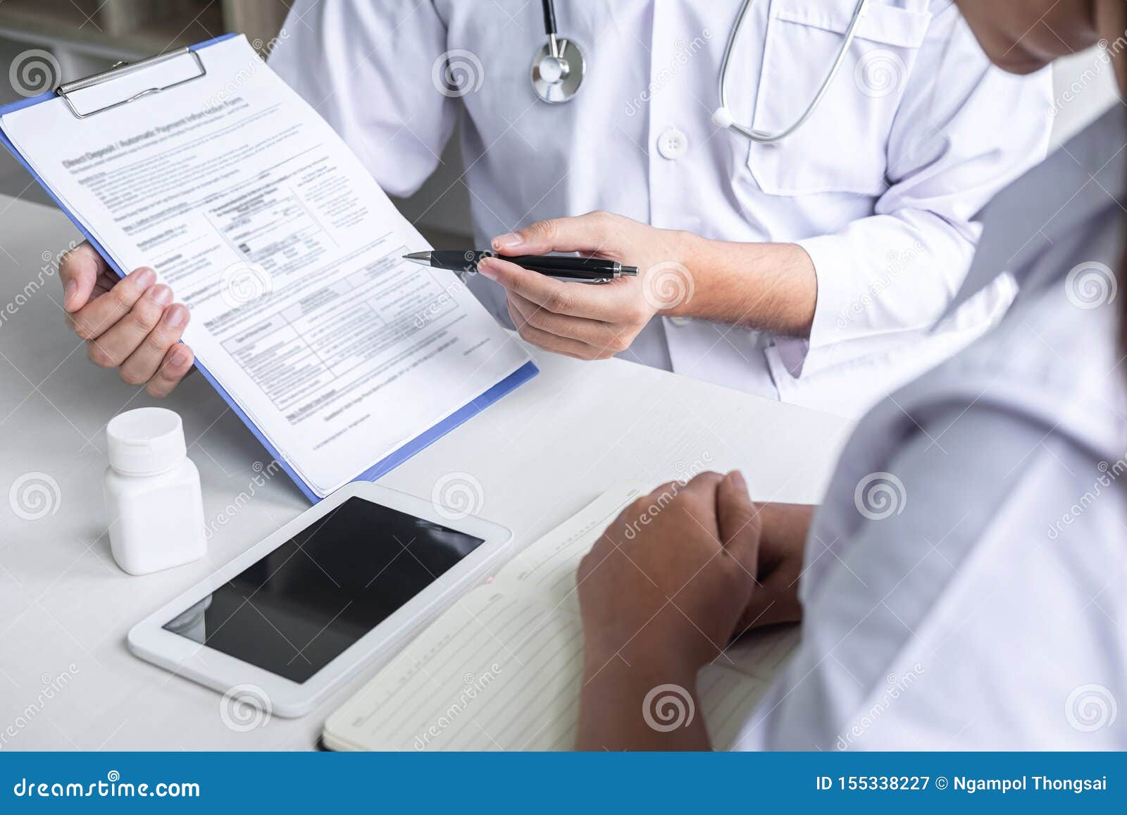 Doctor Consulting with Patient and Checking Sickness Condition Pertaining To physician consulting agreement template