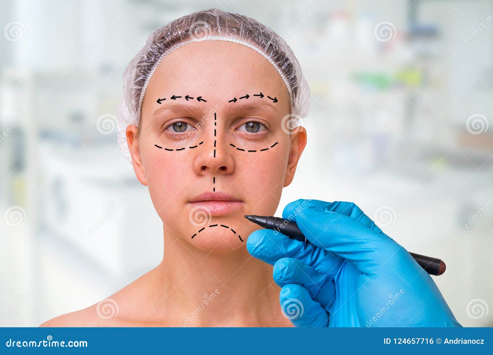 Midget hot chick car commercial Facial surgery specialist