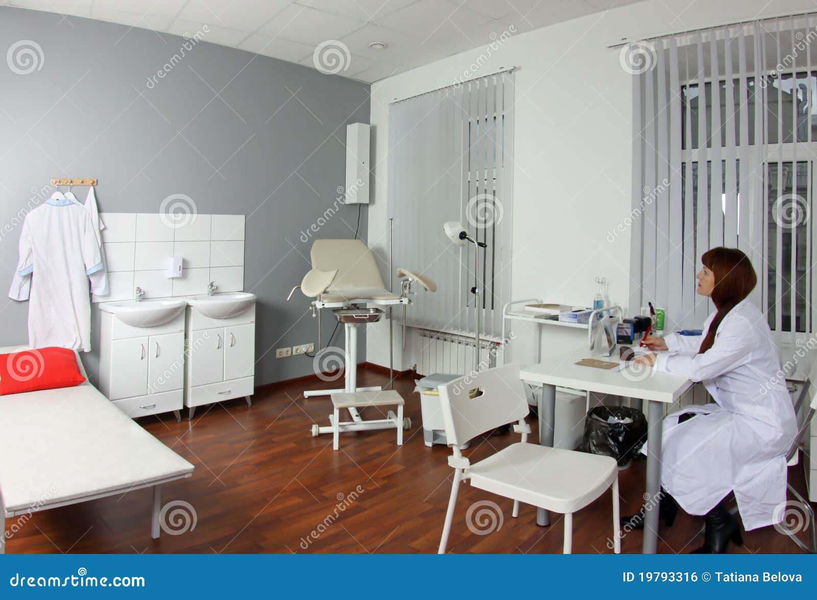 Doctor at Gynecologist S Office Stock Photo Image of patient, exam