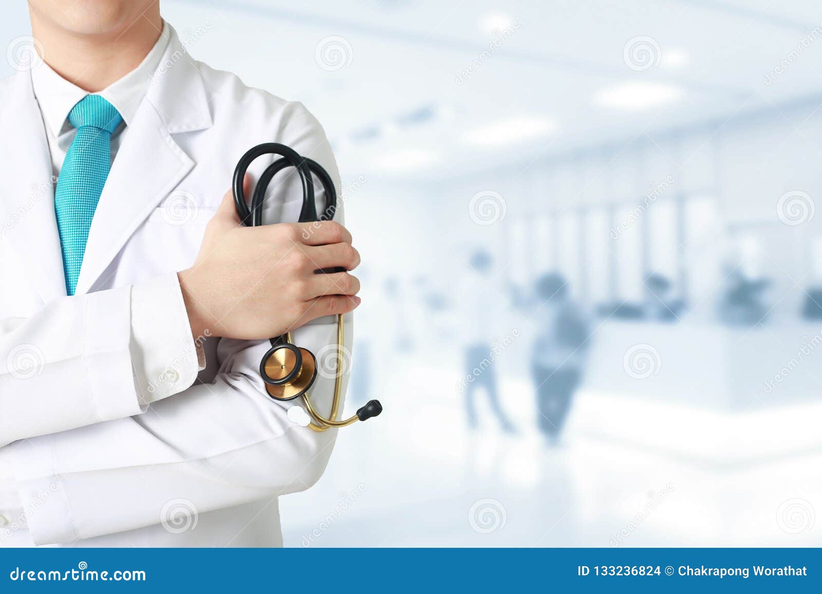 Doctor Leading a Medical at the Blurry Hospital Background Stock Photo -  Image of medical, hospital: 133236824