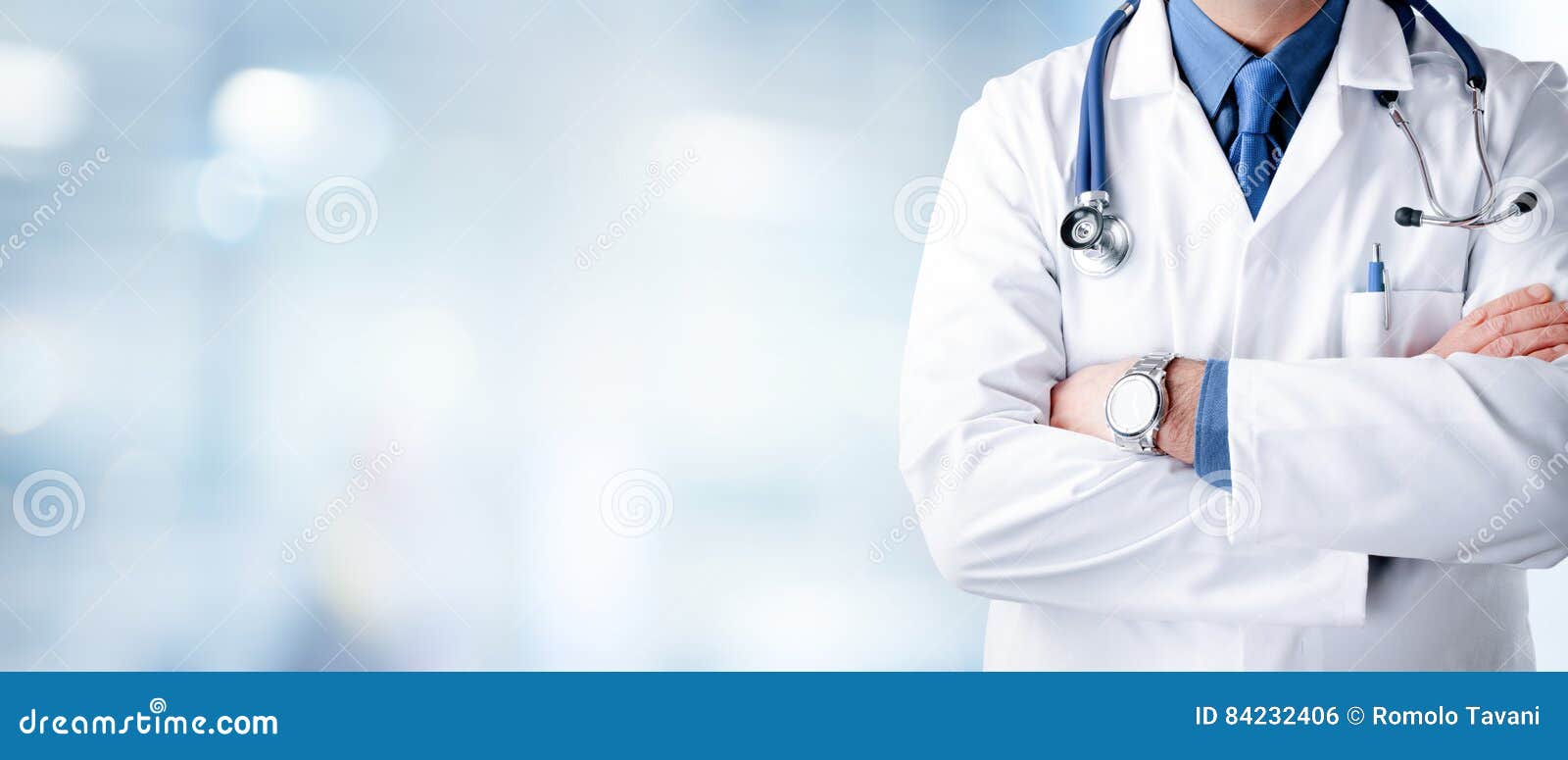 Doctor Man with Stethoscope Stock Photo Image of copy, medical 84232406