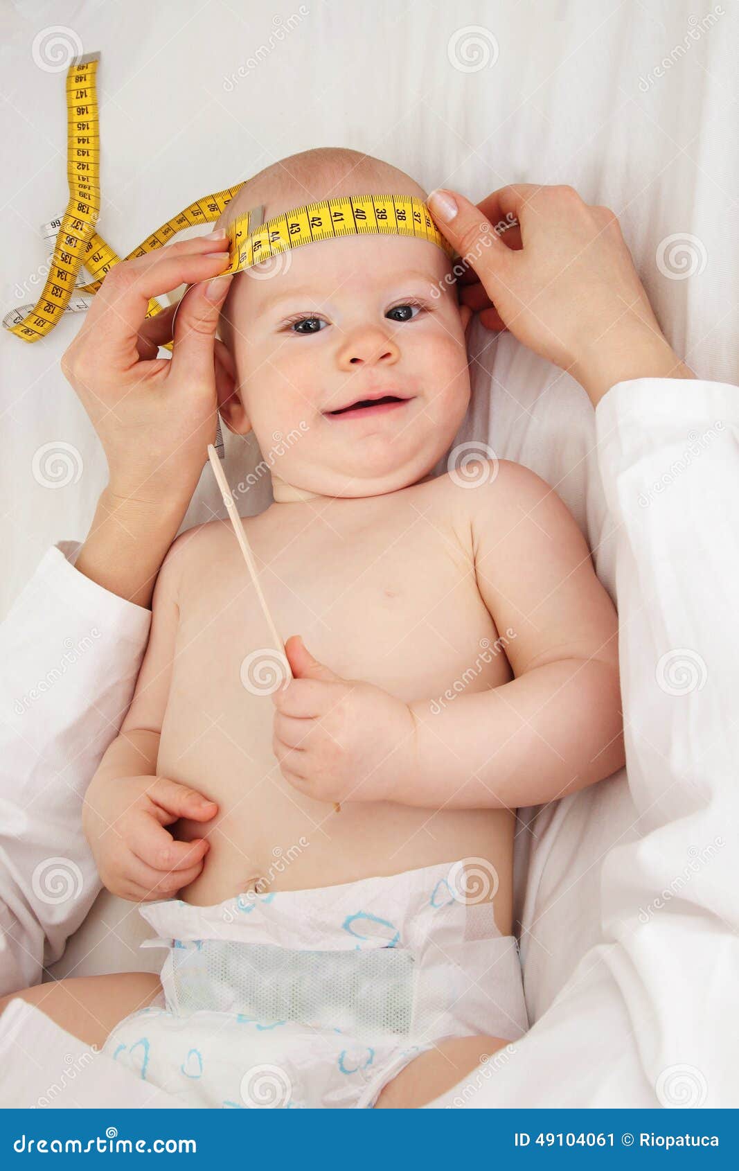 Head Circumference Stock Photo - Download Image Now - Baby - Human