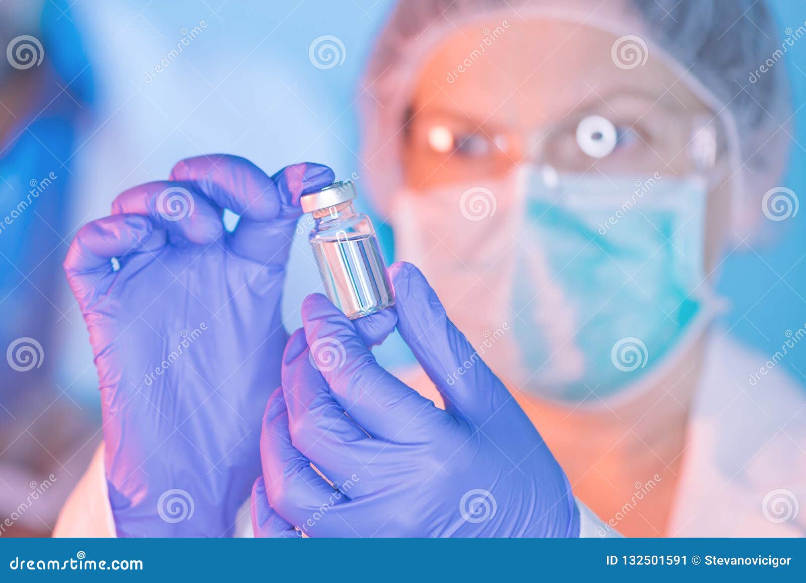 doctor and nurse analyzing unknown mmr vaccine