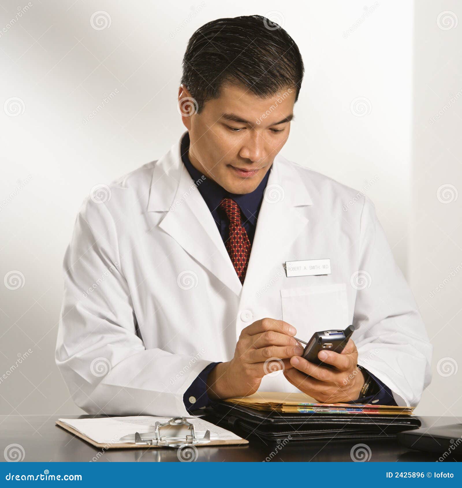 Doctor in office. stock photo. Image of occupations, attractive 2425896
