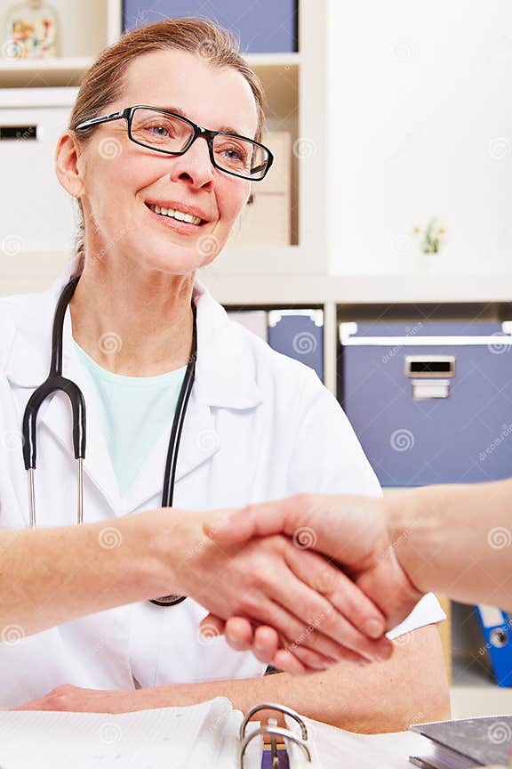 Doctor and Patient Shaking Hands Stock Photo Image of hand, help