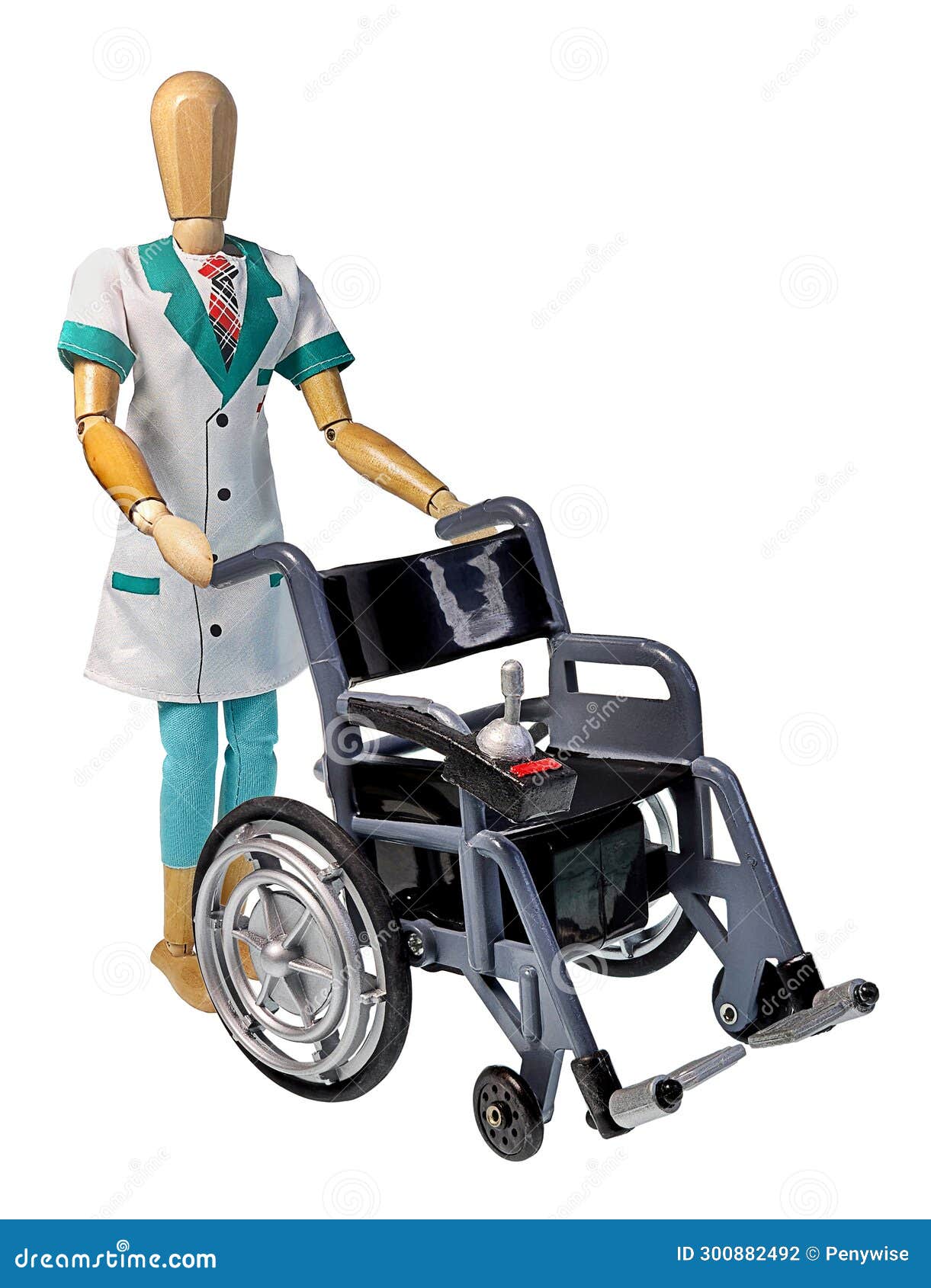 Doctor Pushing Motorized Wheelchair Stock Photo Image of infirm