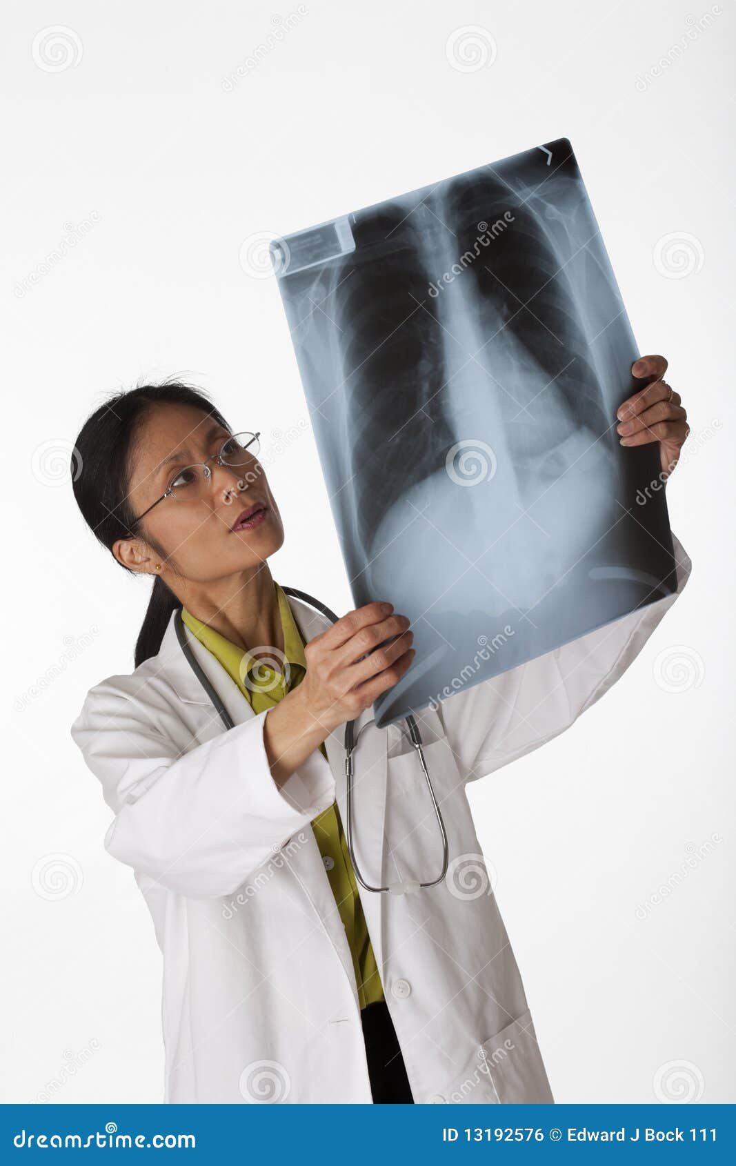 Doctor Reading XRay Royalty Free Stock Image Image 13192576