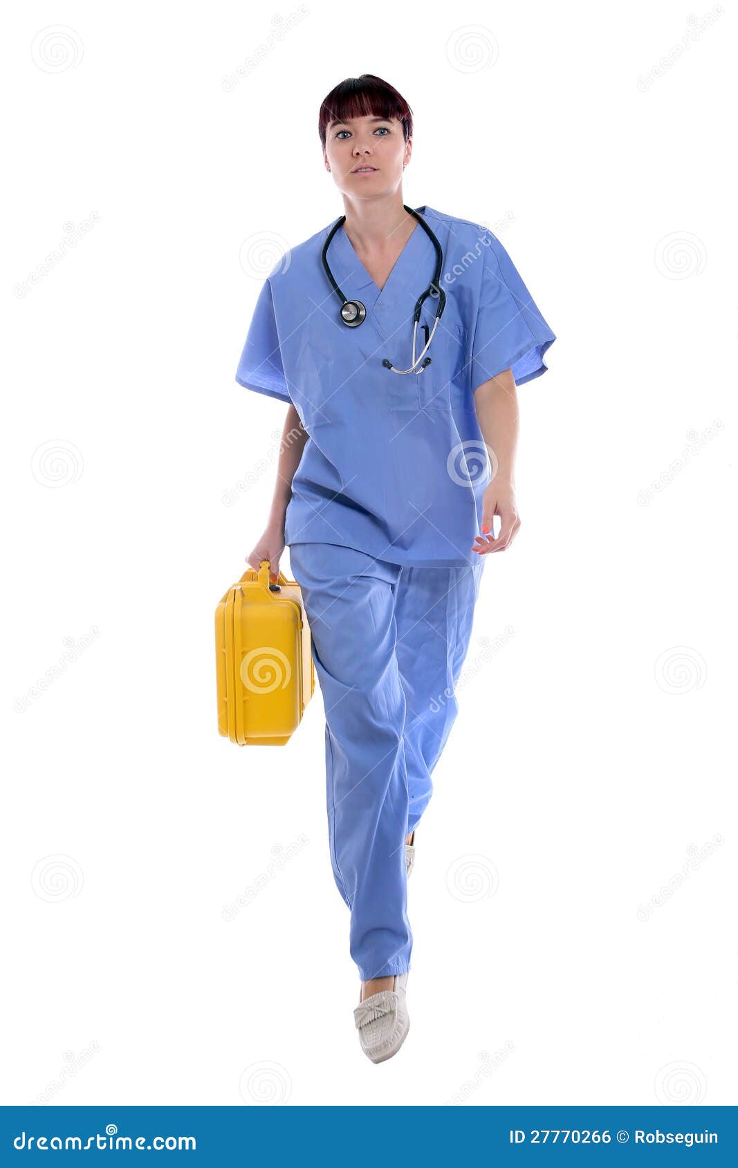 doctor rushing to the emergency site