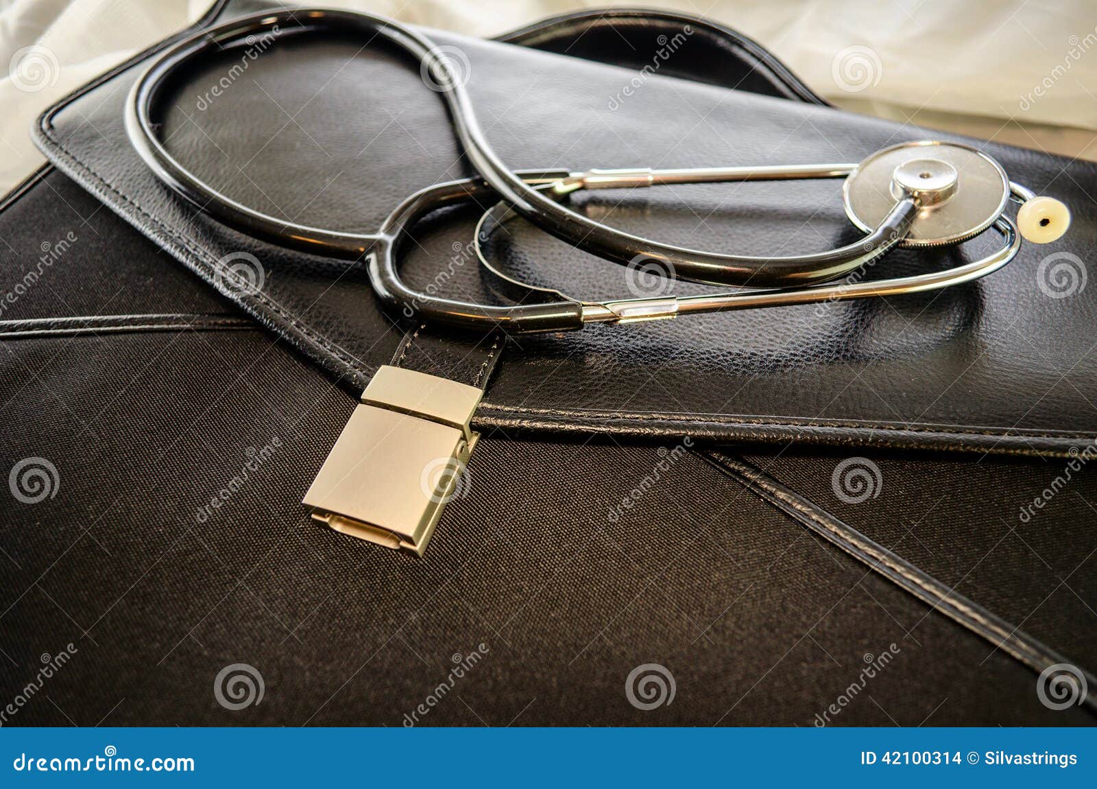 Doctors Briefcase and Stethoscope Stock Photo Image of stethoscope