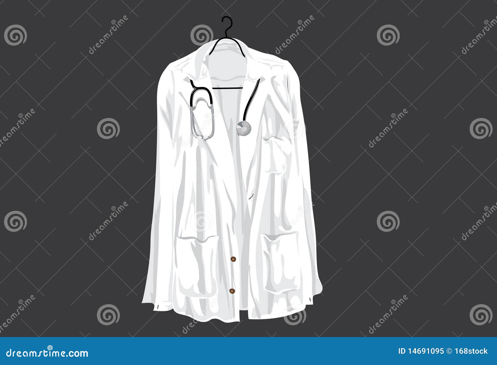 Doctor s Coat stock vector. Illustration of coat, medical 14691095