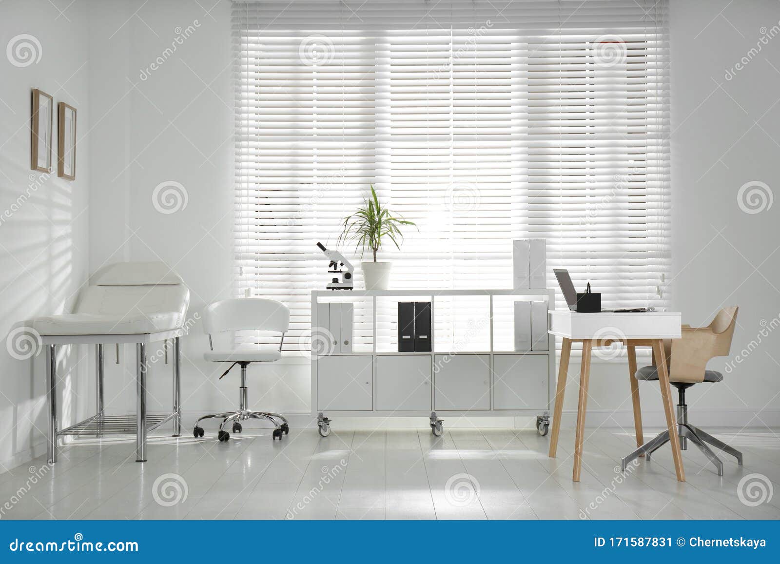 Doctor`s Office Interior with Workplace in Clinic Stock Image Image
