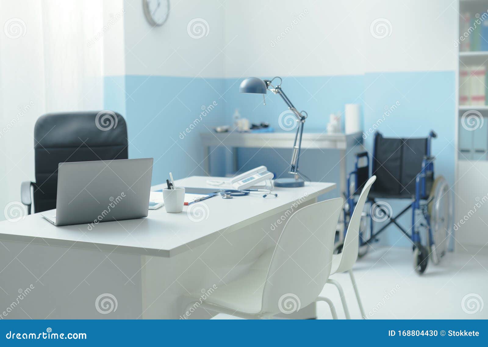 doctor`s office with medical equipment