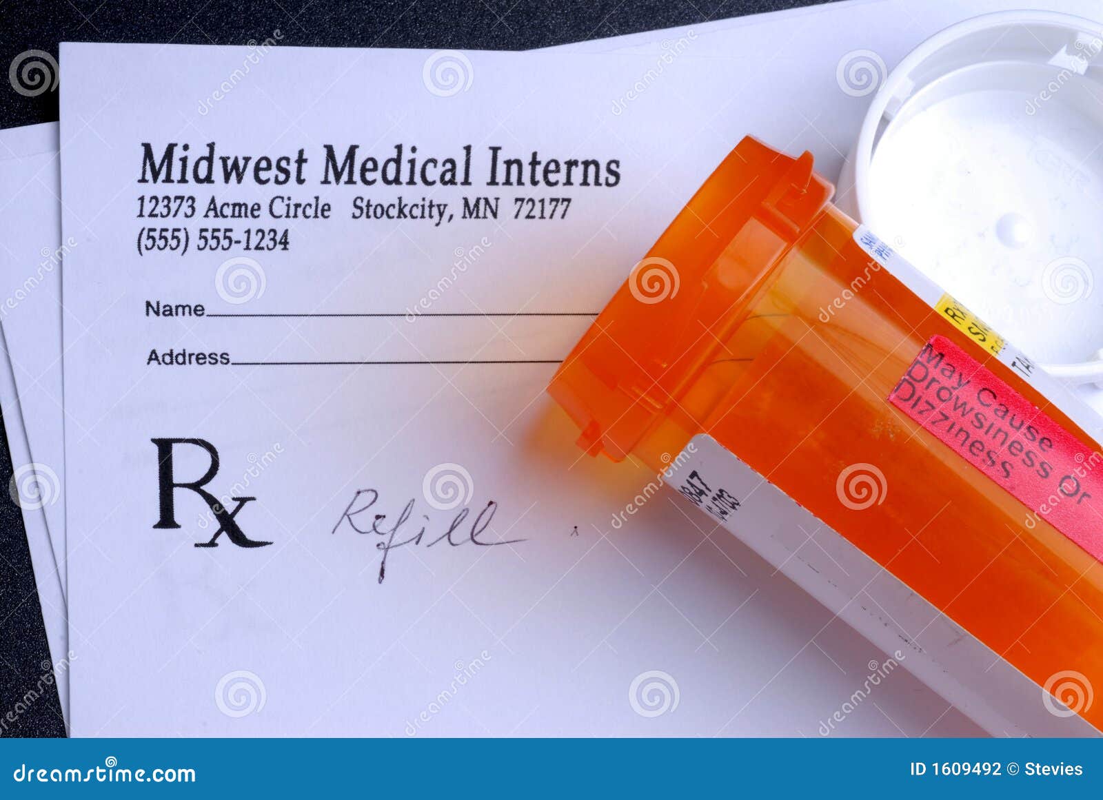 Doctor s Prescription stock photo. Image of costs, drugs - 1609492