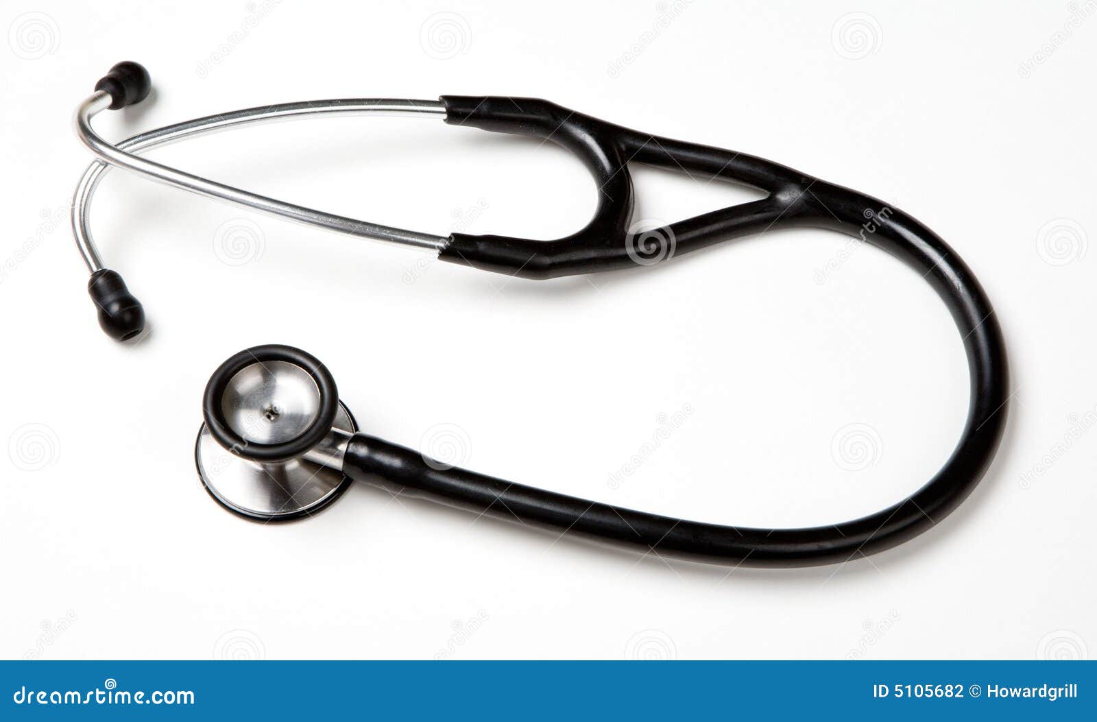Doctor S Stethoscope on White Background Stock Photo Image of instruments, heart 5105682