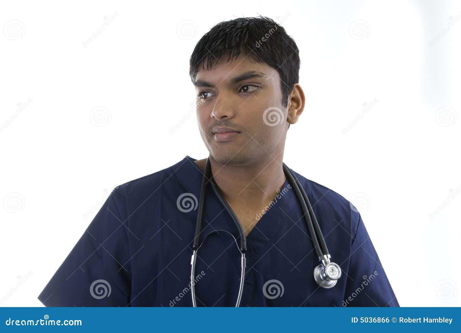 Doctor in scrubs stock photo. Image of navy, nurse, scrubs 5036866