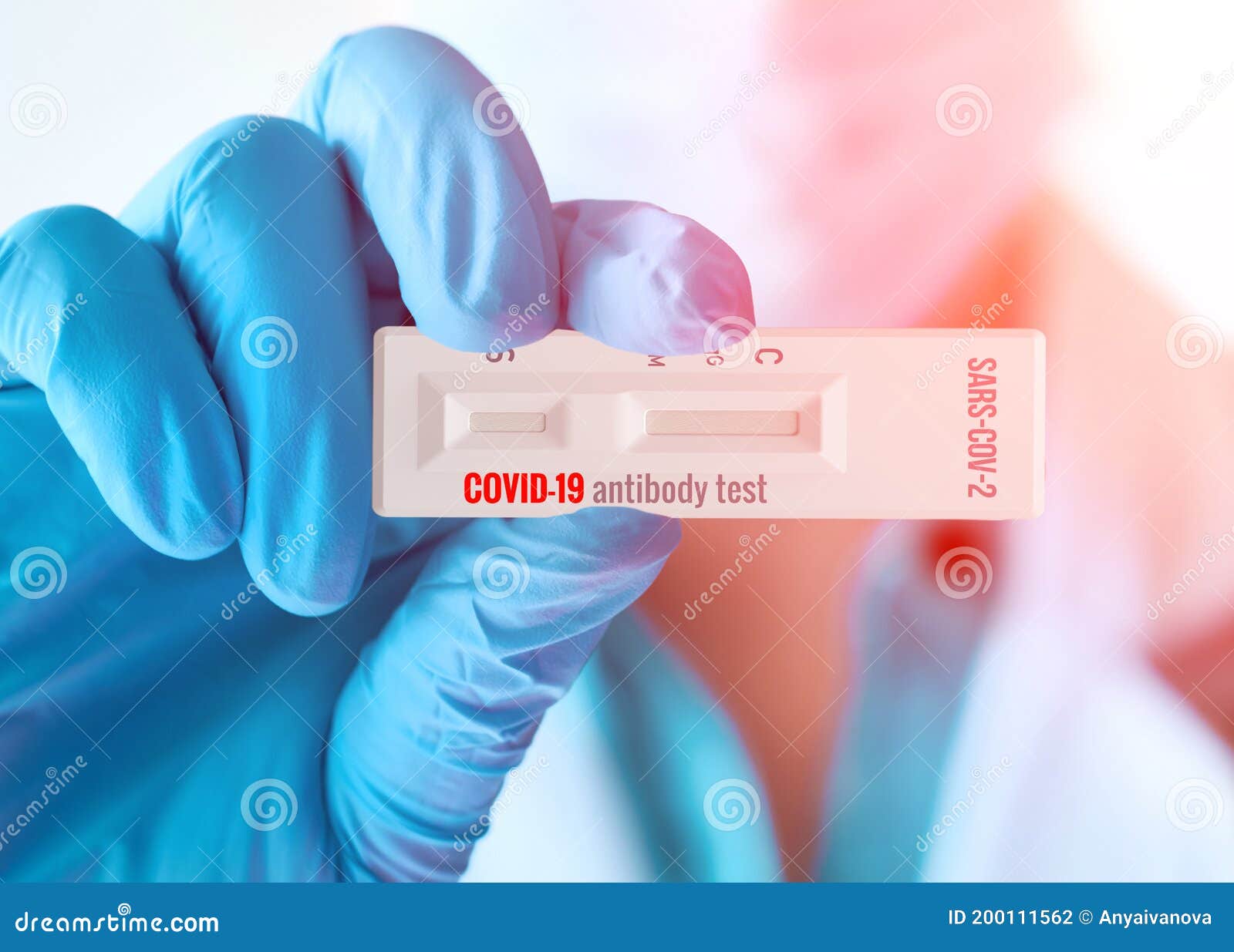 Rapid COVID-19 Test for Detection of Specific Antibodies IgM and IgG To  Novel Corona Virus SARS-CoV-2 Causing Covid-19 Pneumonia. Stock Image -  Image of blood, finger: 178875223