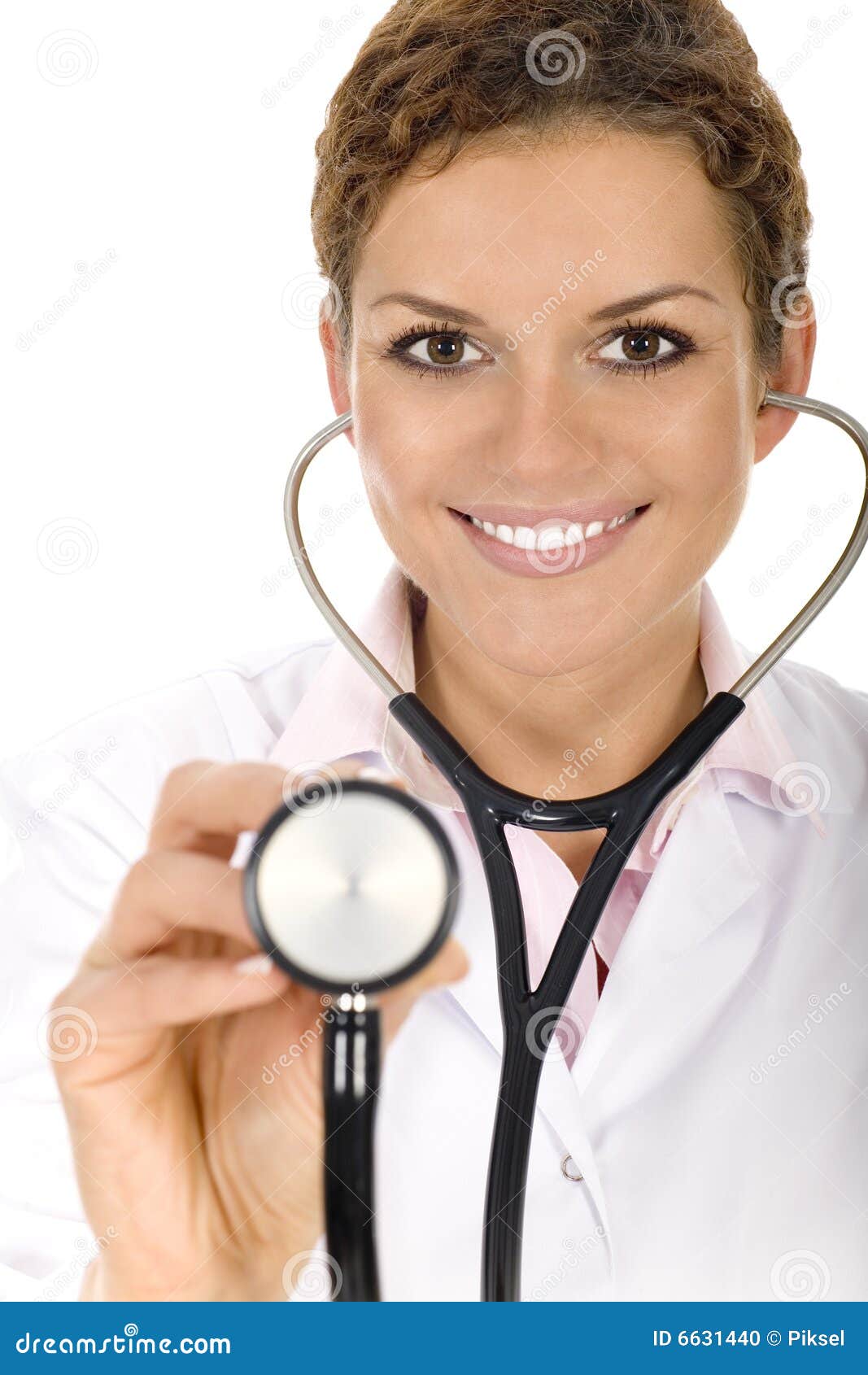Doctor with stethoscope stock photo. Image of medicine 6631440