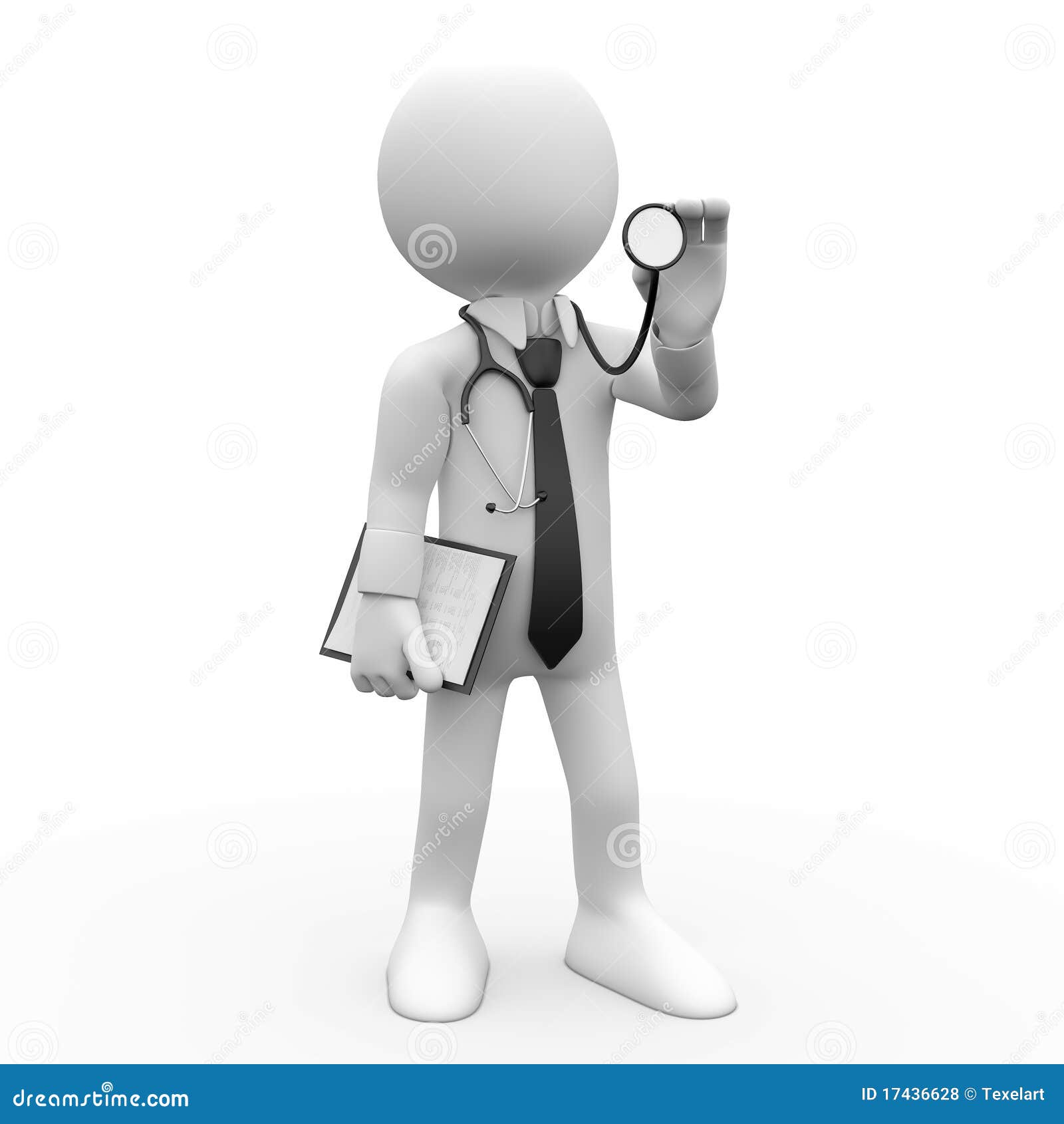 doctor with a stethoscope auscultation