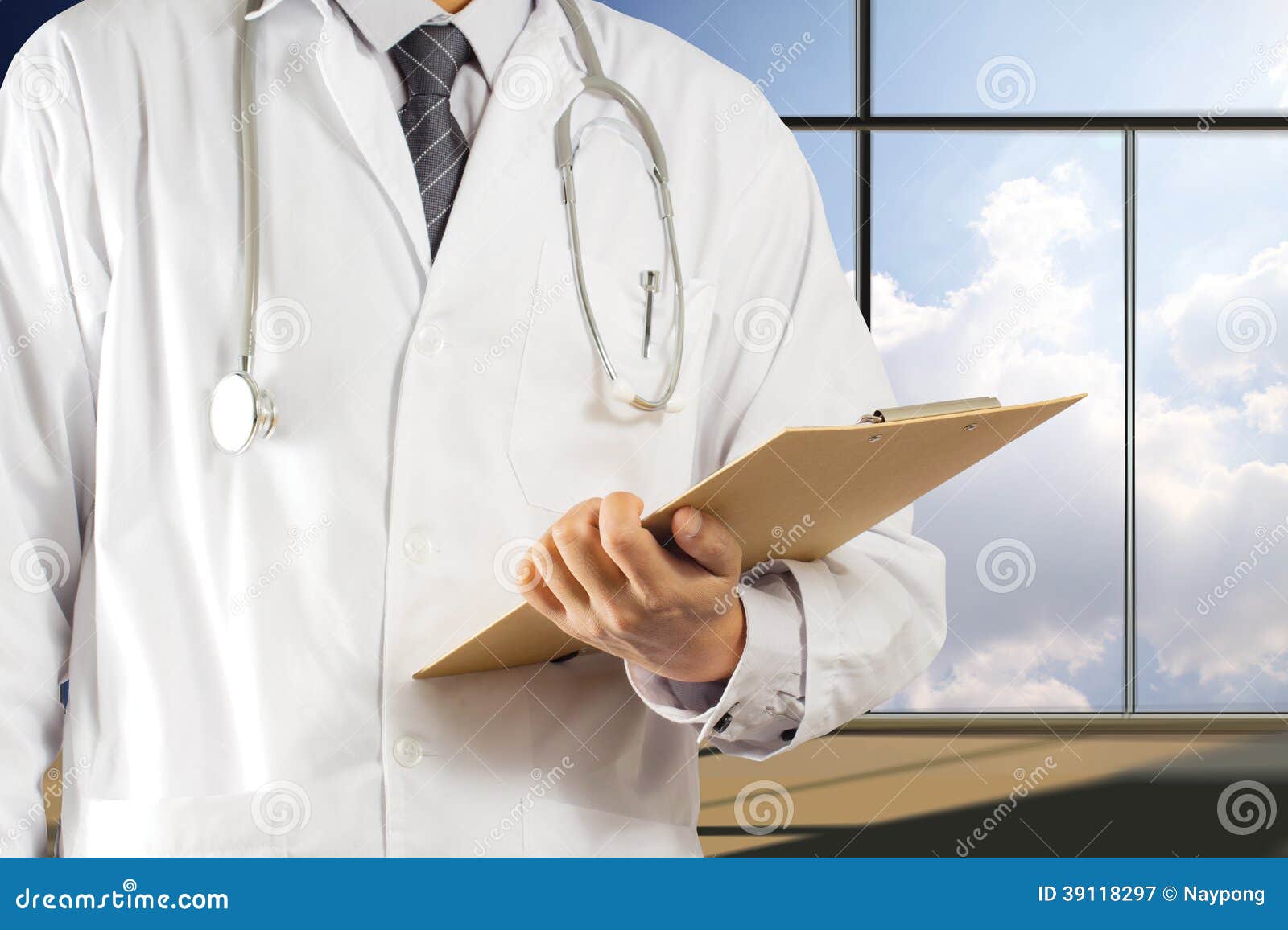 Doctor With Stethoscope Stock Image Image Of Doctors