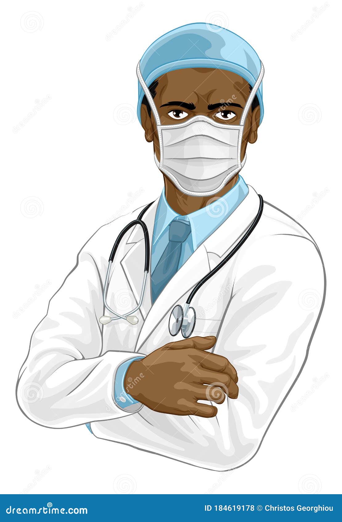 doctor wearing medical ppe