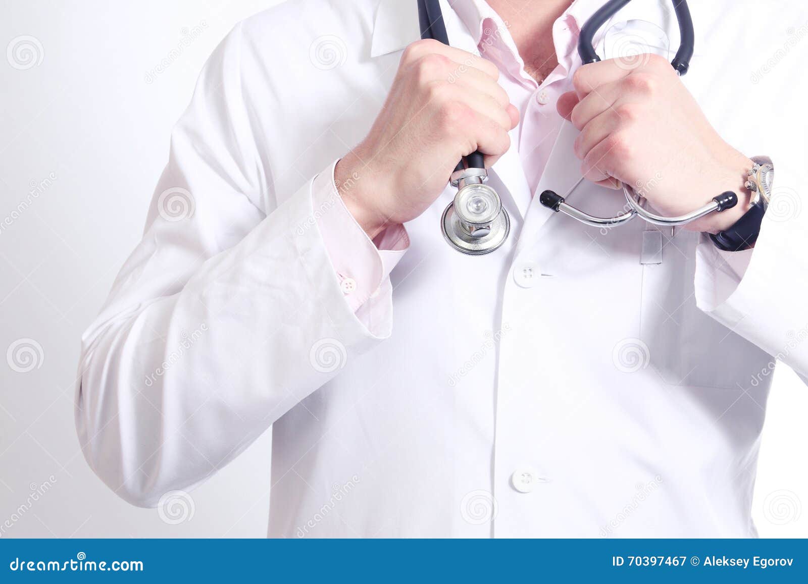 Doctor in a white coat stock image. Image of dedication 70397467