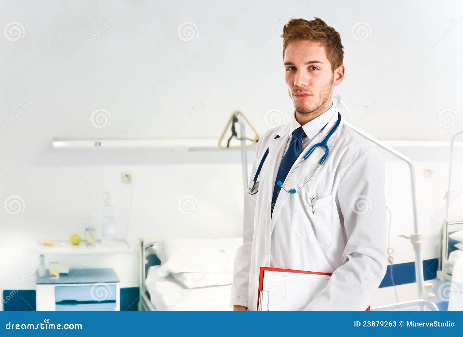 Doctor at work stock image. Image of worker, stethoscope - 23879263