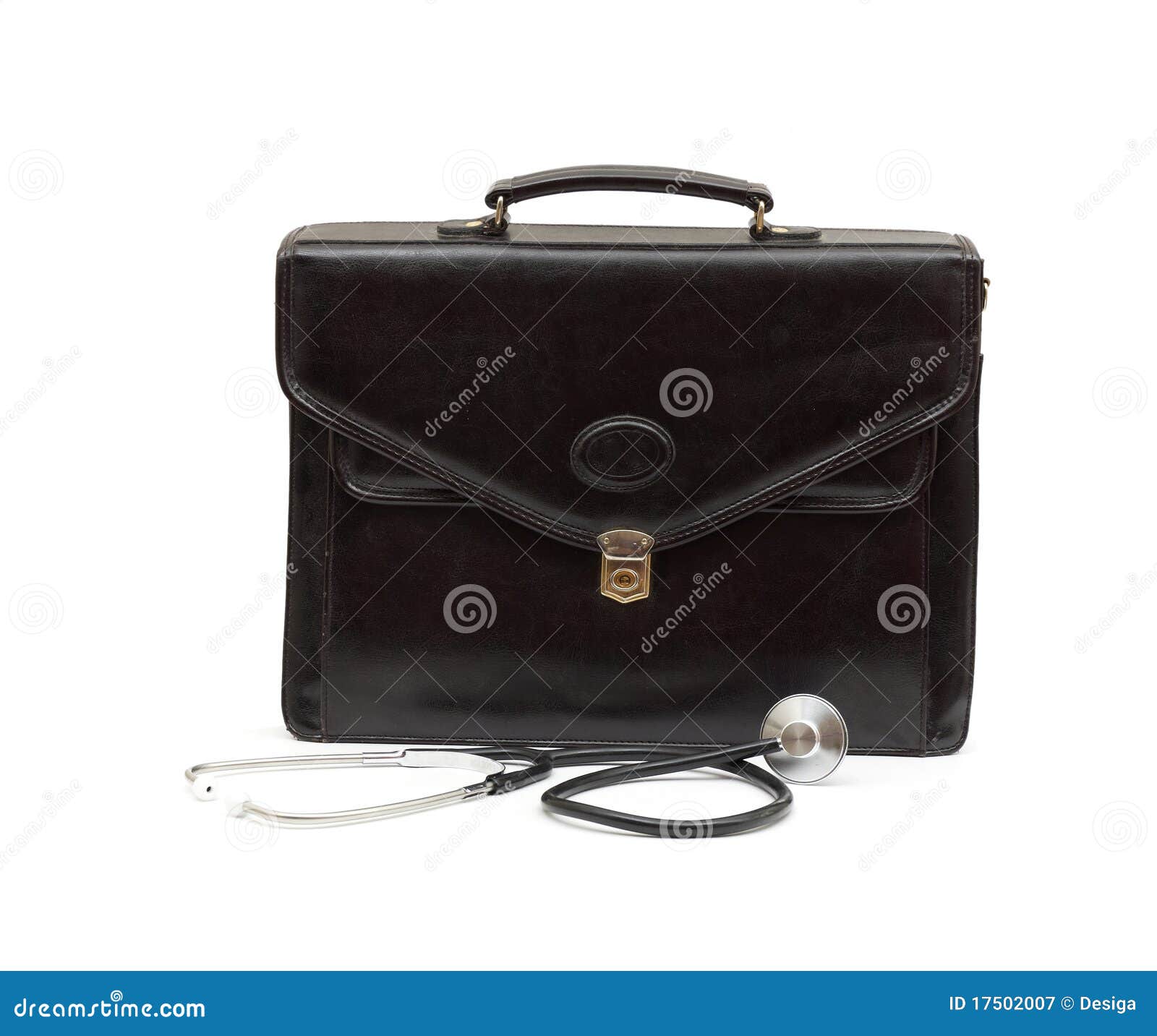 Doctors Case with Stethoscope Stock Image Image of healthy, object 17502007