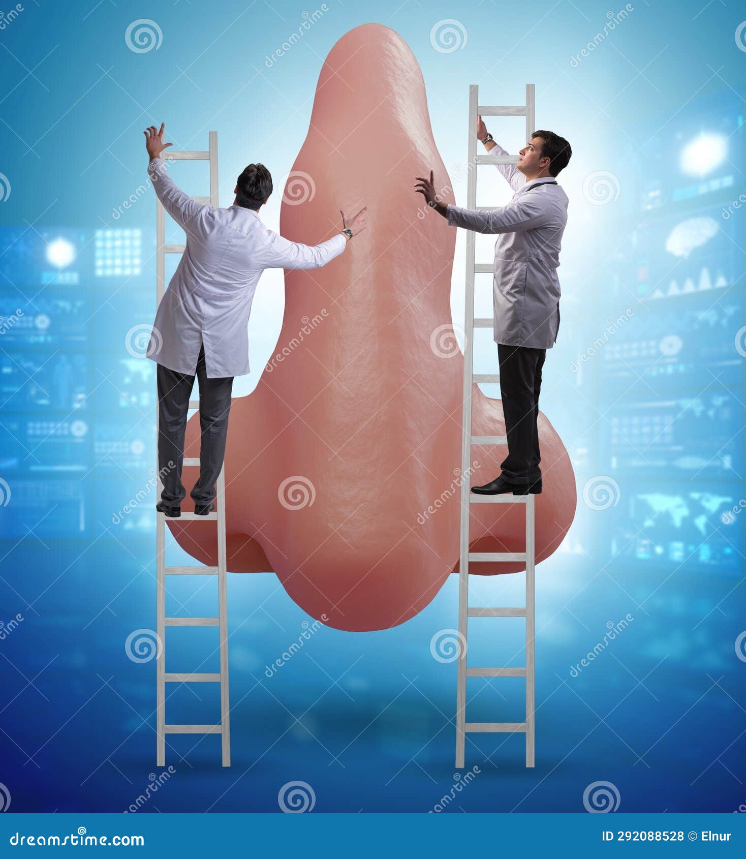 Doctors Doing Plastic Nose Surgery Stock Photo Image of nasal