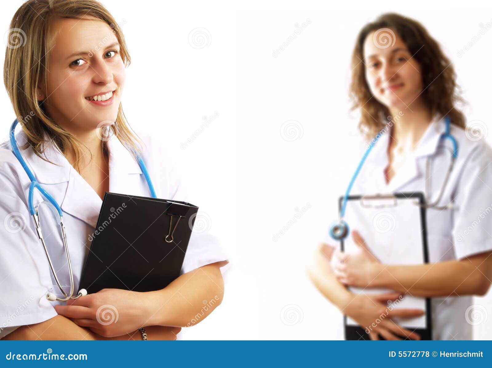Doctors Holding Medical Records Stock Photo Image of female, girl