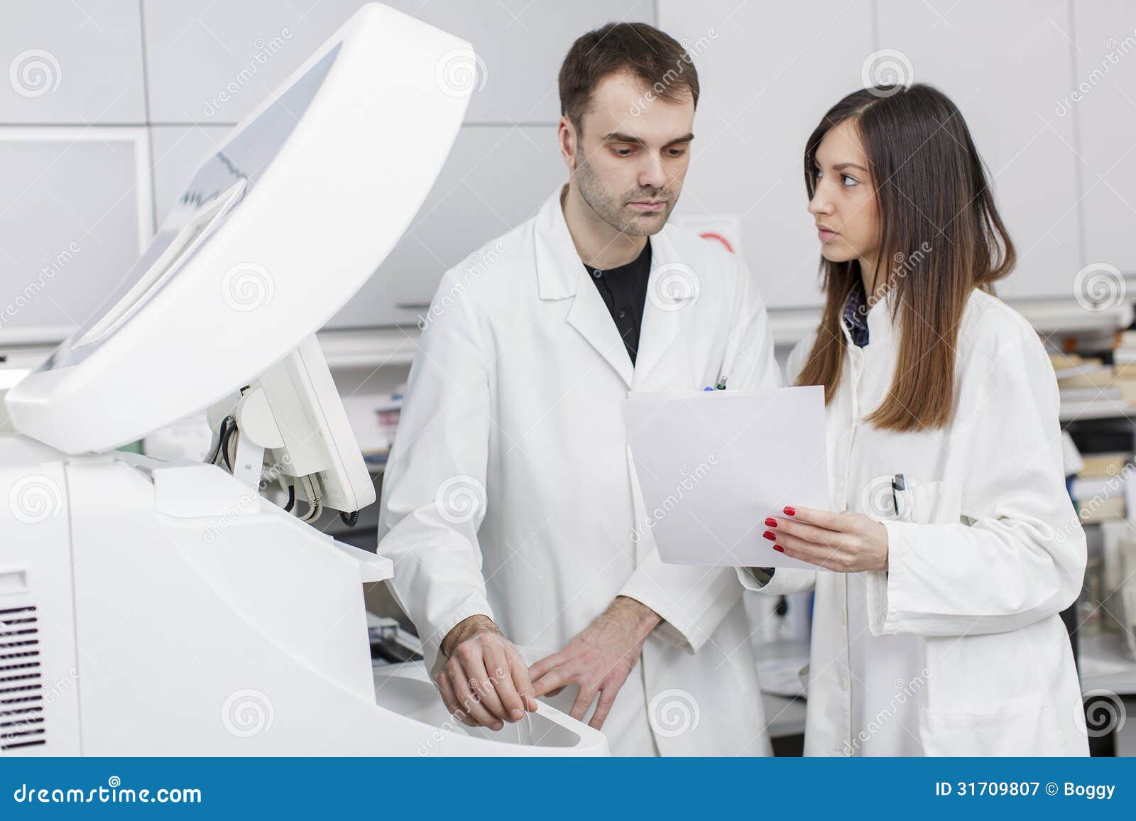 Doctors in the Modern Medical Laboratory Stock Image Image of healthy